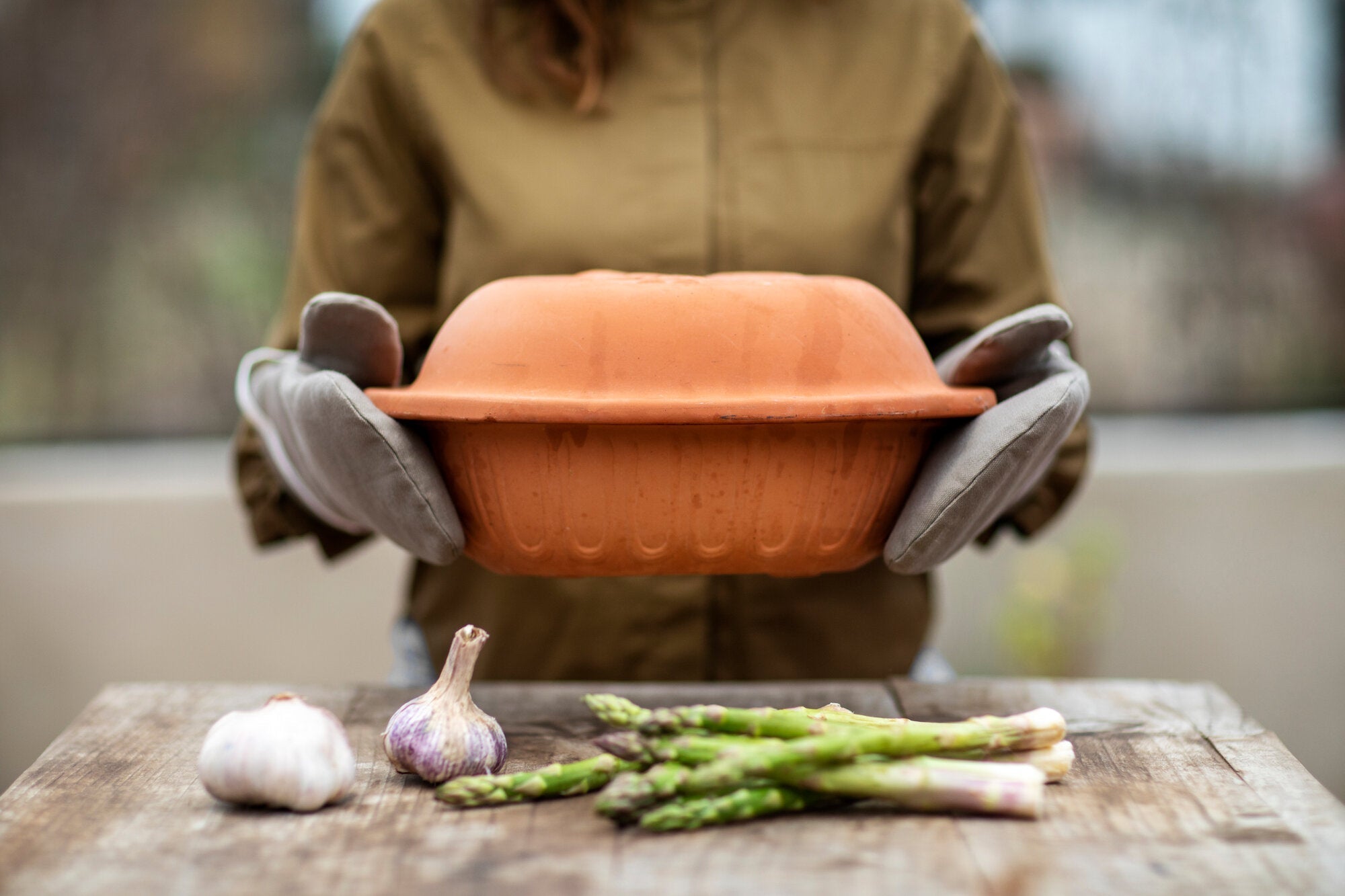 [product_category]-The Organic Company Oven Mitts Medium, Khaki-The Organic Company-5711261004151-1046-215-THE-2