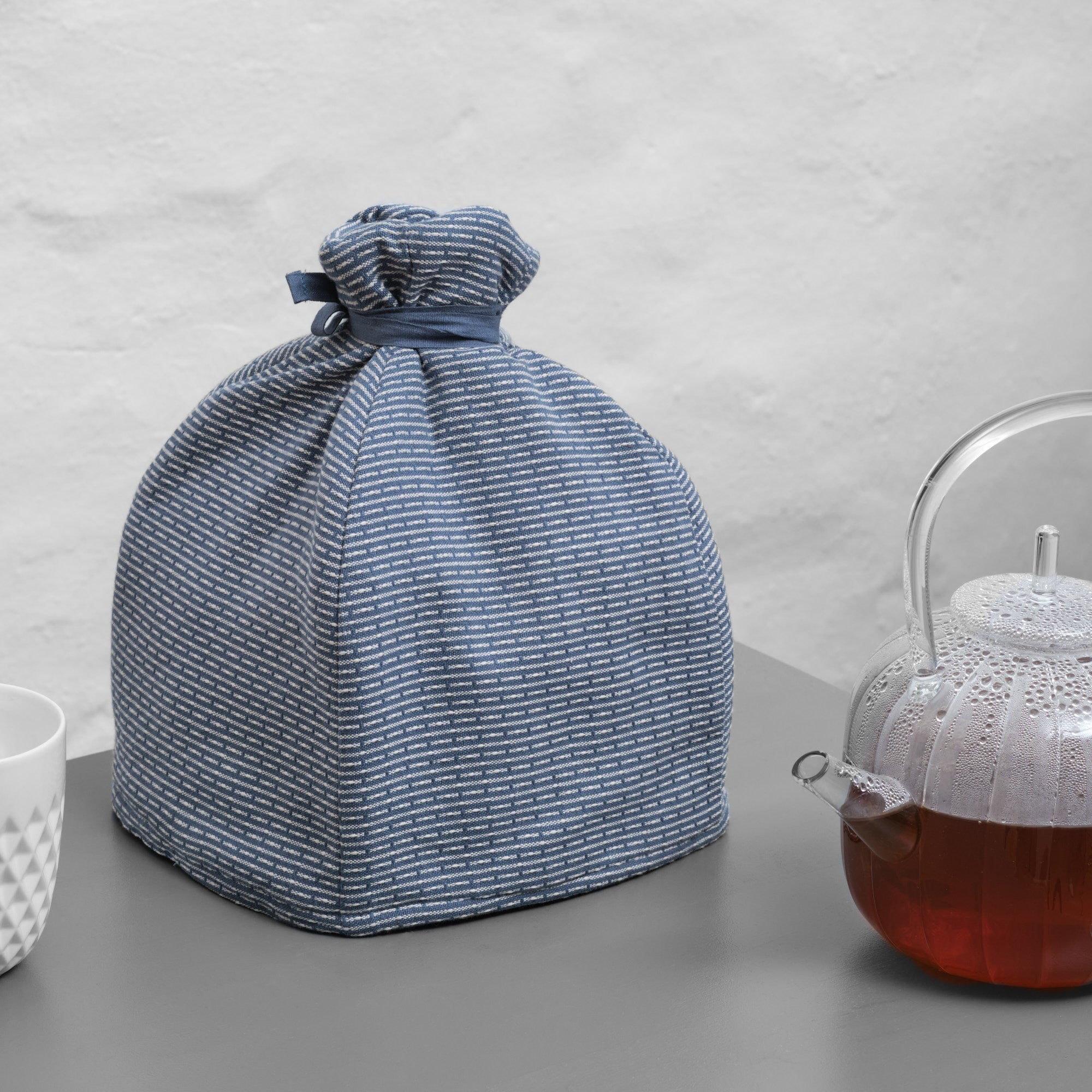[product_category]-The Organic Company Tea Cosy, Grey Blue Stone-The Organic Company-5711261004021-1034-511-THE-2