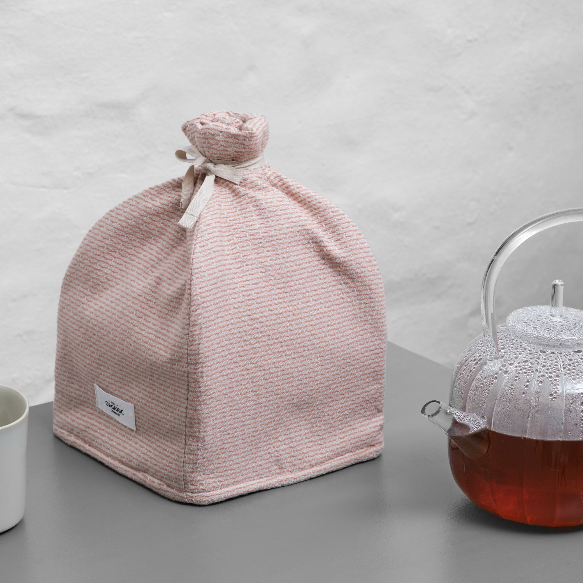 [product_category]-The Organic Company Tea Cosy, Stone/Rose-The Organic Company-5711261003116-1034-330-THE-2