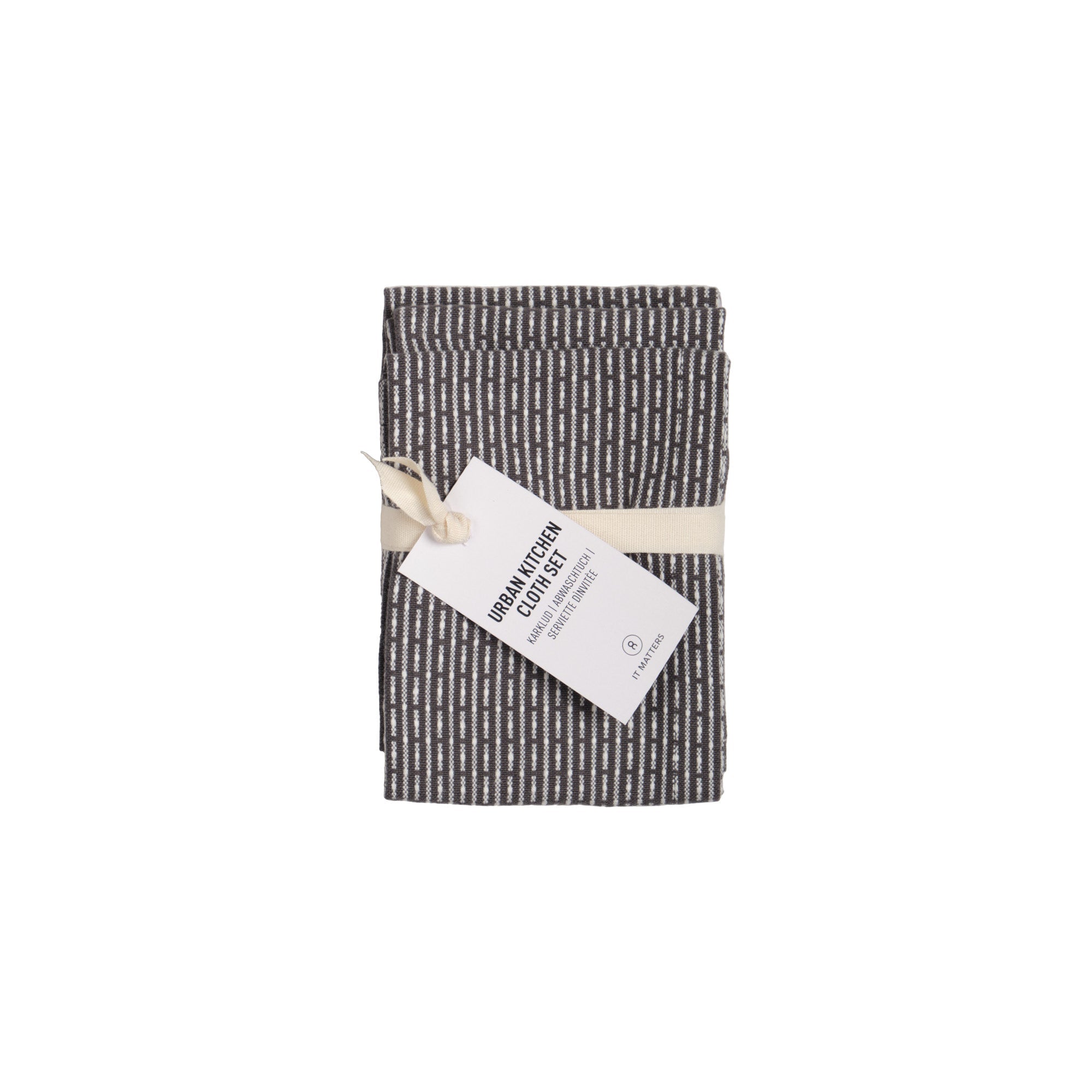 [product_category]-The Organic Company Urban Kitchen Cloth 3 Pcs., Evening Grey-The Organic Company-5711261022247-1164-111-THE-1