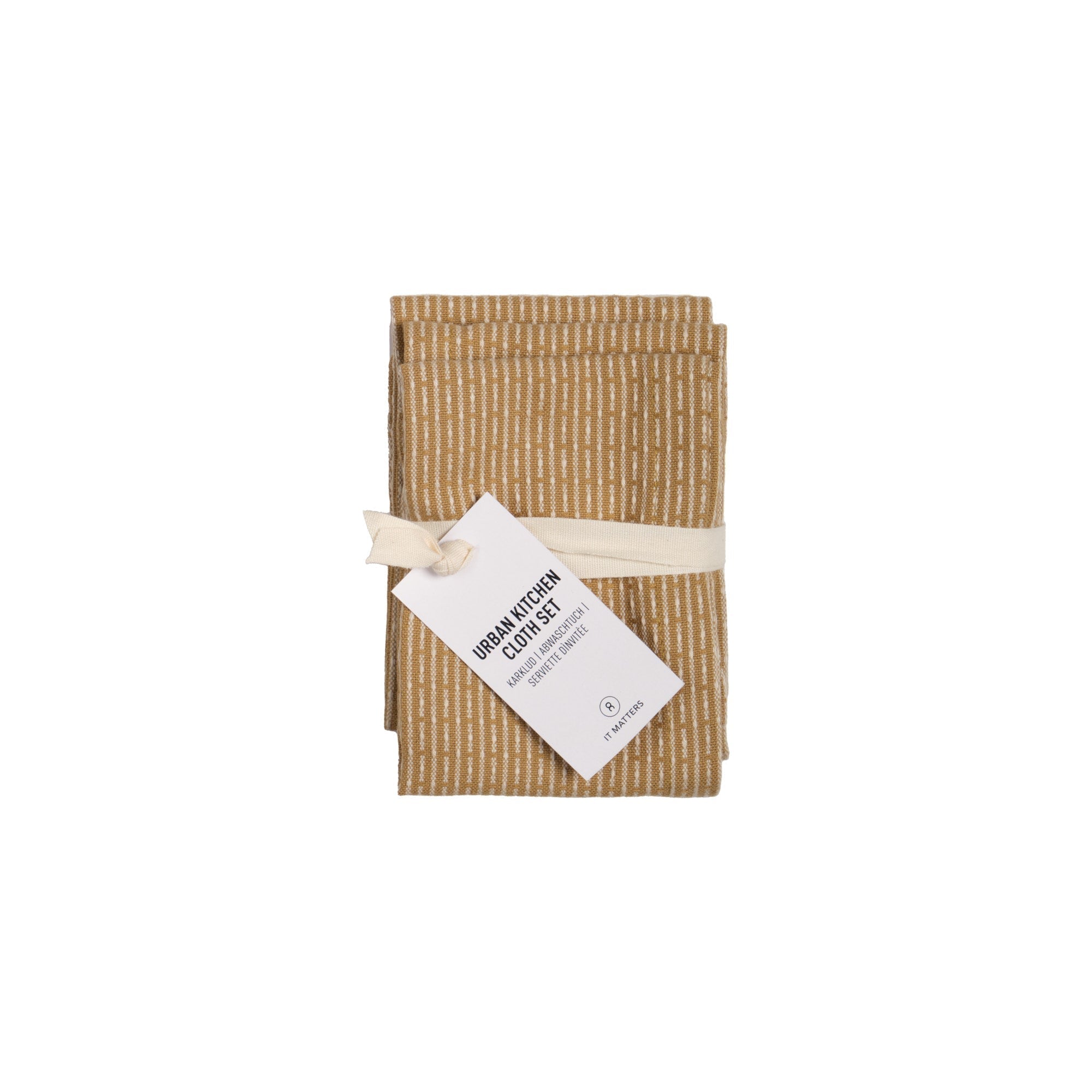 [product_category]-The Organic Company Urban Kitchen Cloth 3 Pcs., Khaki/Stone-The Organic Company-5711261022308-1164-216-THE-1