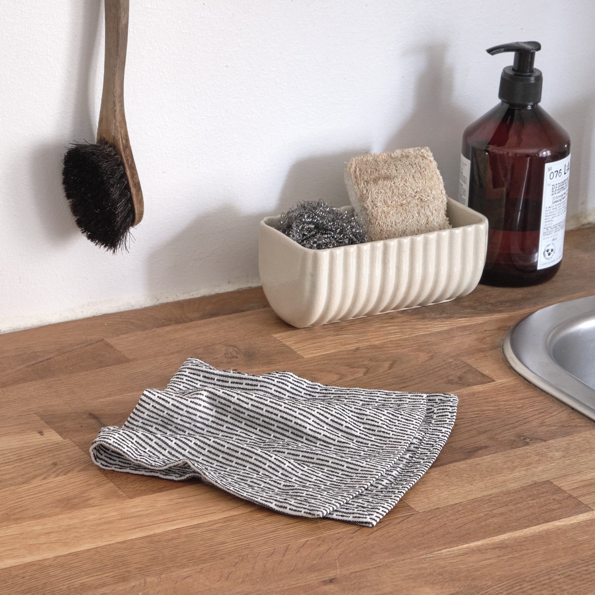 [product_category]-The Organic Company Urban Kitchen Cloth 3 Pcs., Morning Grey-The Organic Company-5711261022261-1164-180-THE-2