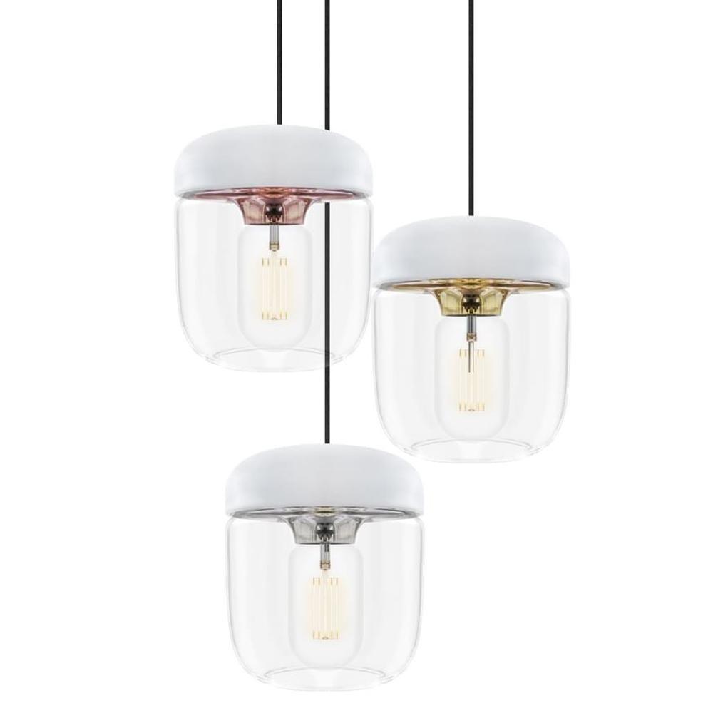 [product_category]-Umage Acorn Lampshade White Polished Steel, ø14-Umage-5710302021041-2104-UMA-3