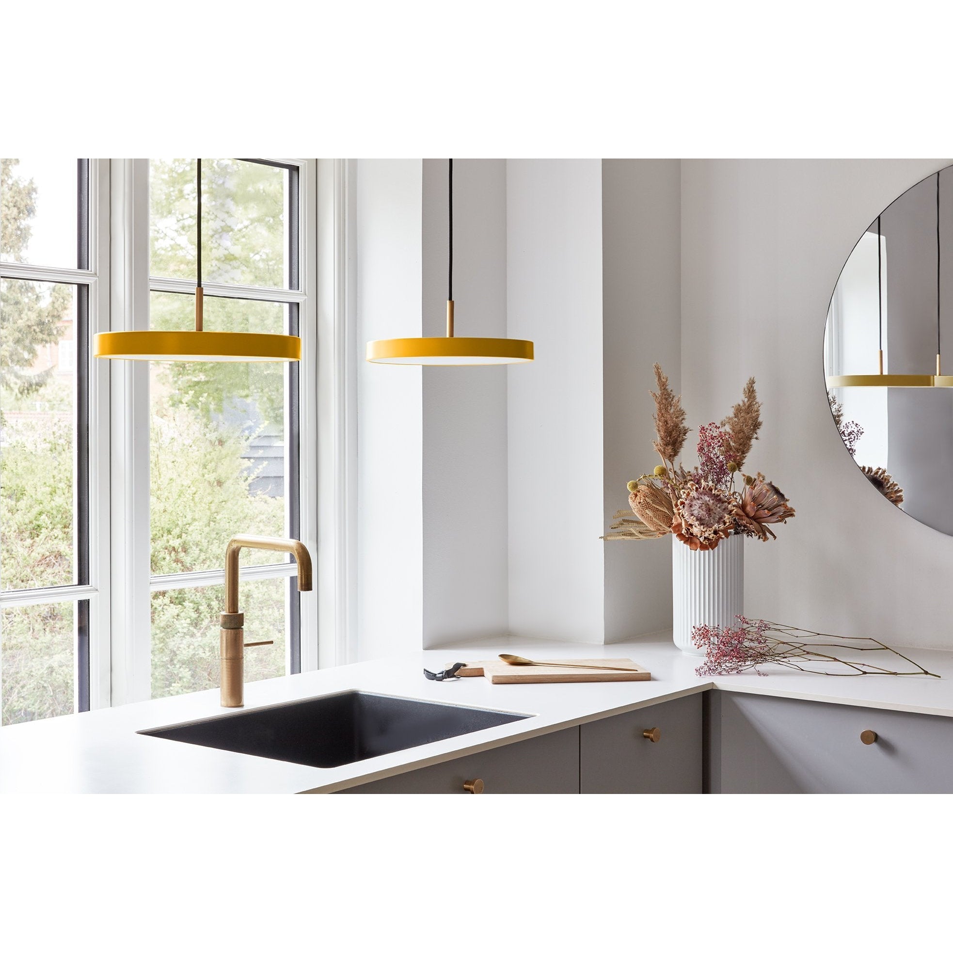 [product_category]-Umage Asteria Mini Lampshade, Saffron Yellow-Umage-5710302022116-2211-UMA-4