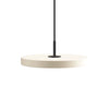 Umage Asteria Mini LED přívěsek, černý kov/perla bílý