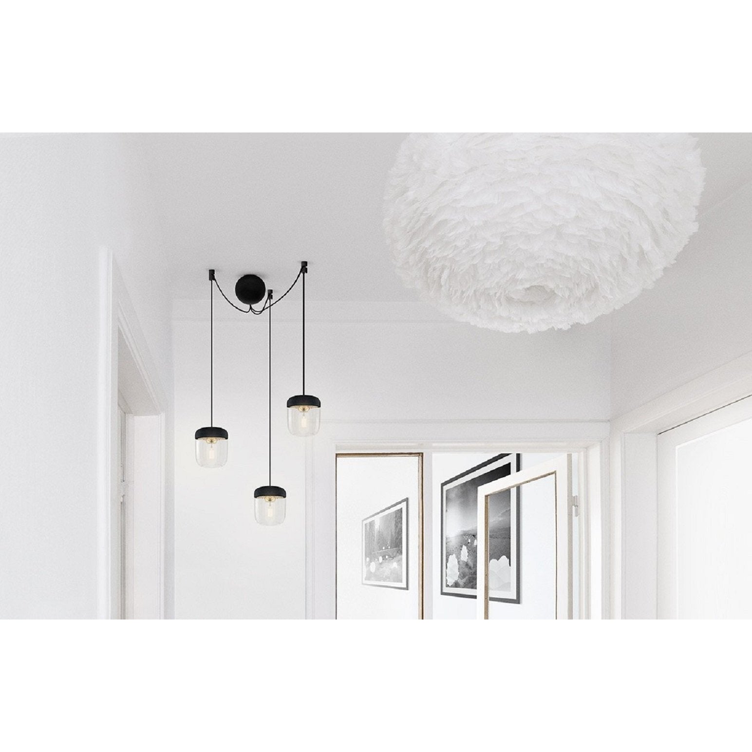 [product_category]-Umage Cannonball Cluster 3 Cover For Pendant, Black-Umage-5710302040929-4092-UMA-3