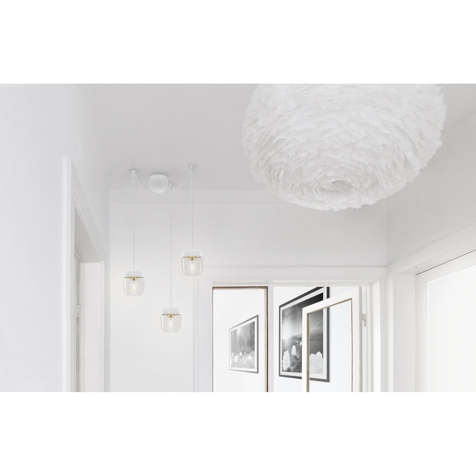 [product_category]-Umage Cannonball Cluster 3 Cover For Pendants, White-Umage-5710302040905-4090-UMA-3