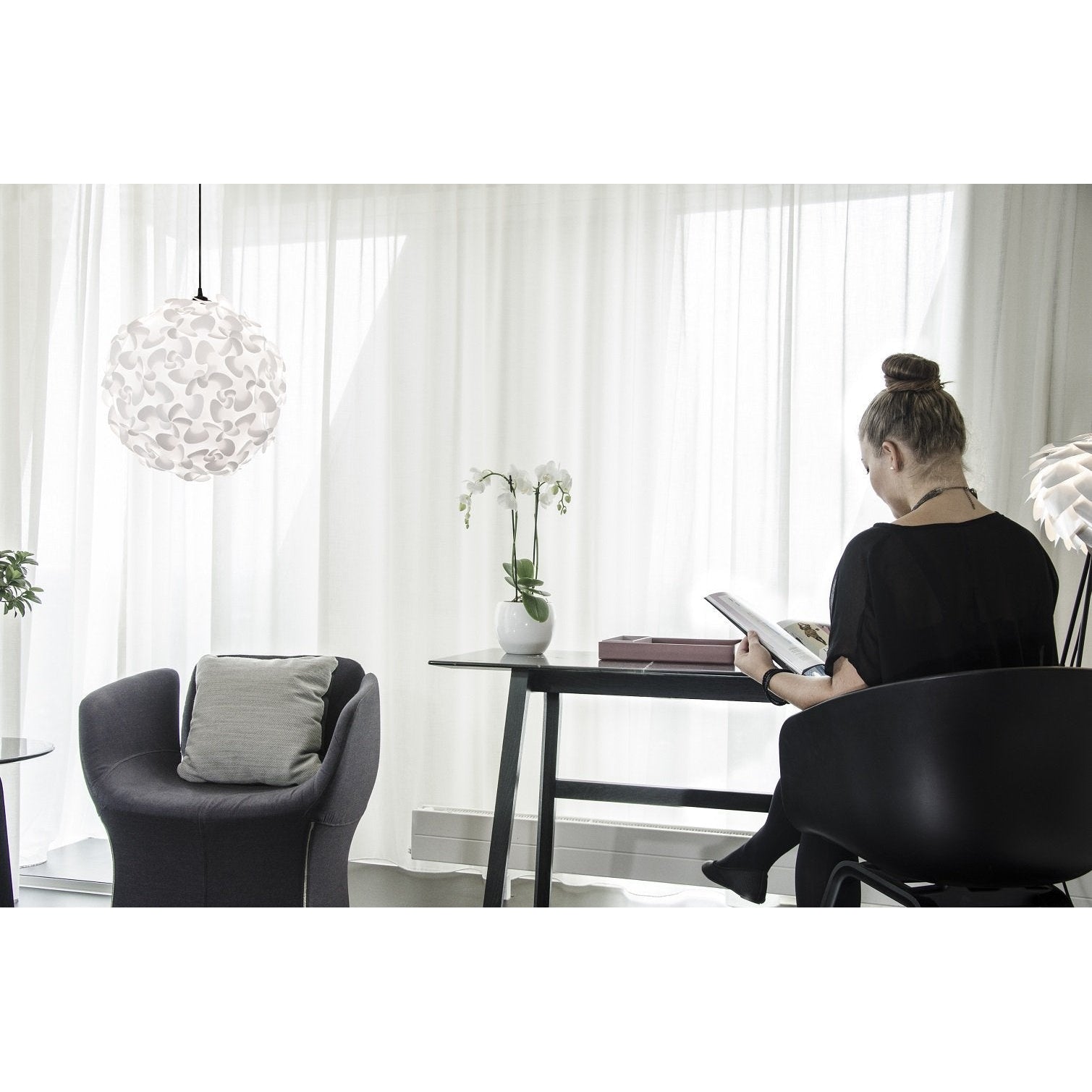 [product_category]-Umage Vita Lora Lampshade White, ø45-Umage-5710302020648-2064-UMA-4