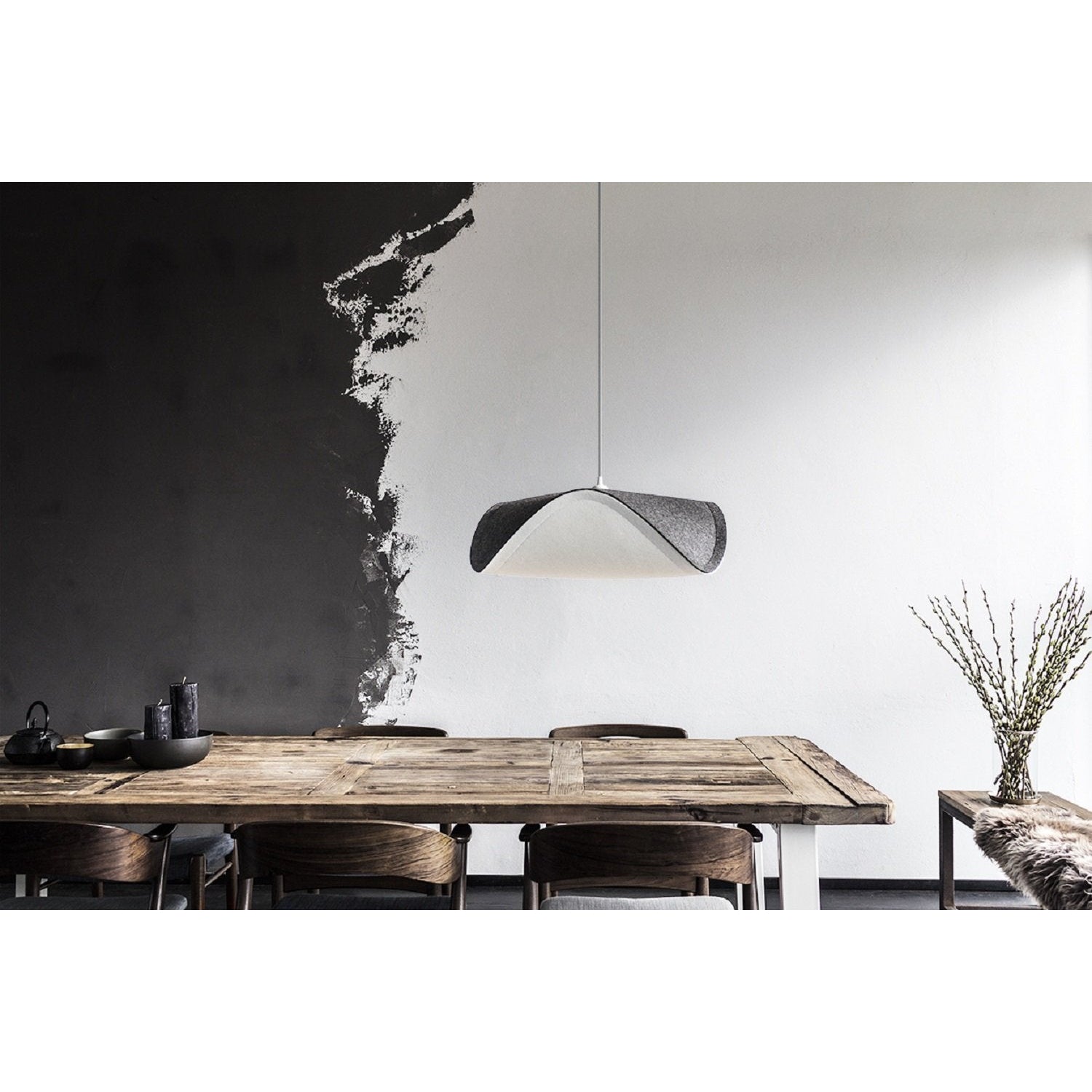 [product_category]-Umage Vita Sine Lampshade Felt Grey, ø57-Umage-5710302020846-2084-UMA-4