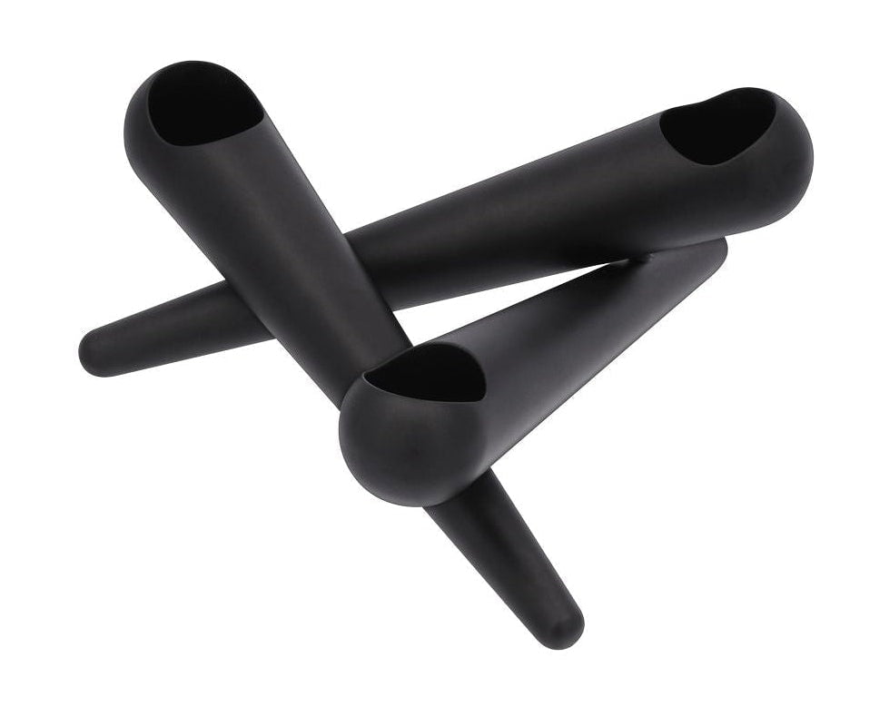[product_category]-Uyuni Lighting Bonfire Candle Holder 3'arm ø 14,5 Cm, Matt Black-Uyuni Lighting-5708311303050-UL-30305-UYU-1