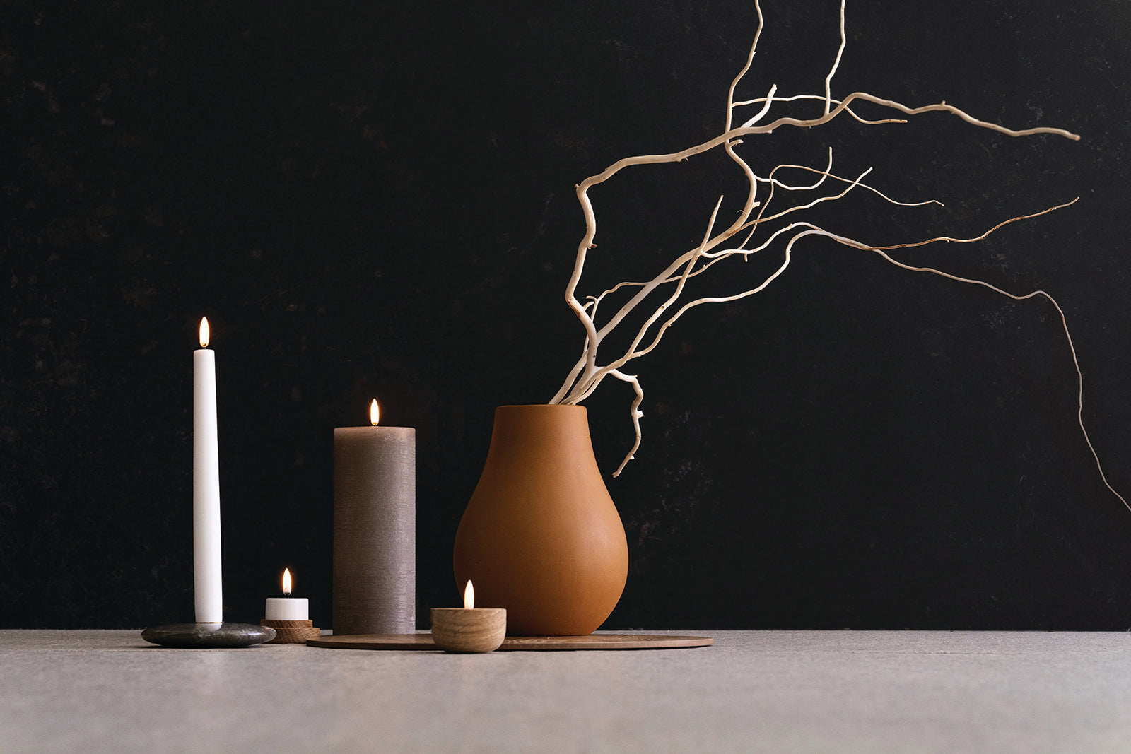 [product_category]-Uyuni Lighting Chamber Candle Holder ø 11,6 Cm, Black/Gold-Uyuni Lighting-5708311303234-UL-30323-UYU-8