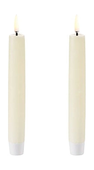 [product_category]-Uyuni Lighting Led Rod Candle 3 D 2 Pcs. øx H 2,3x15,5, Ivory-Uyuni Lighting-5708311300998-UL-TA-IV02315-2-UYU-1