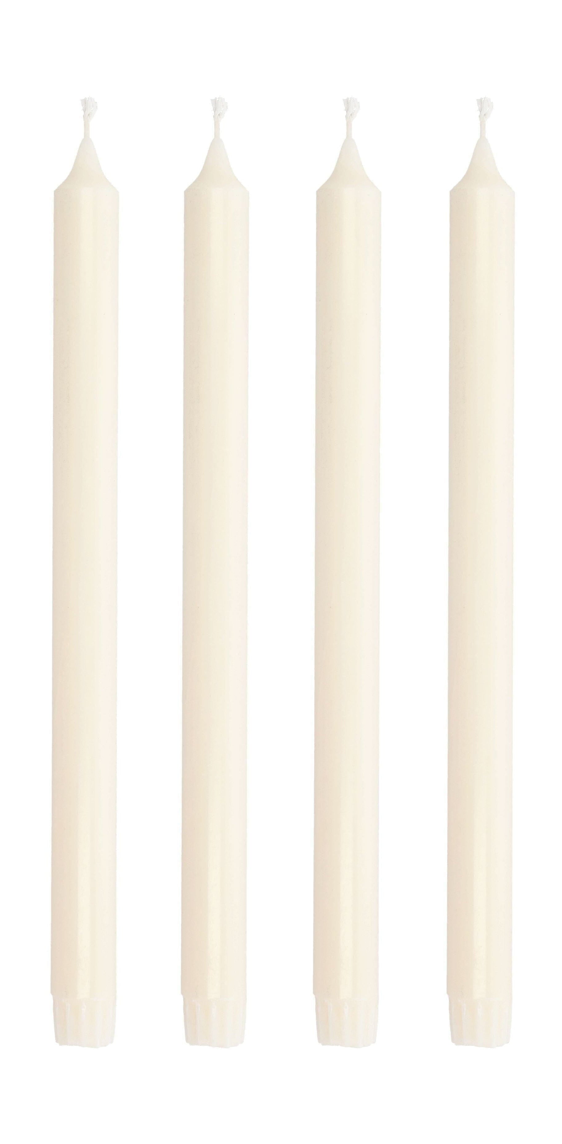 [product_category]-Villa Collection Aia Stick Candle Set Of 4 øx H 2,2x30, Creme-Villa Collection-5722000294092-29409-VIL-1