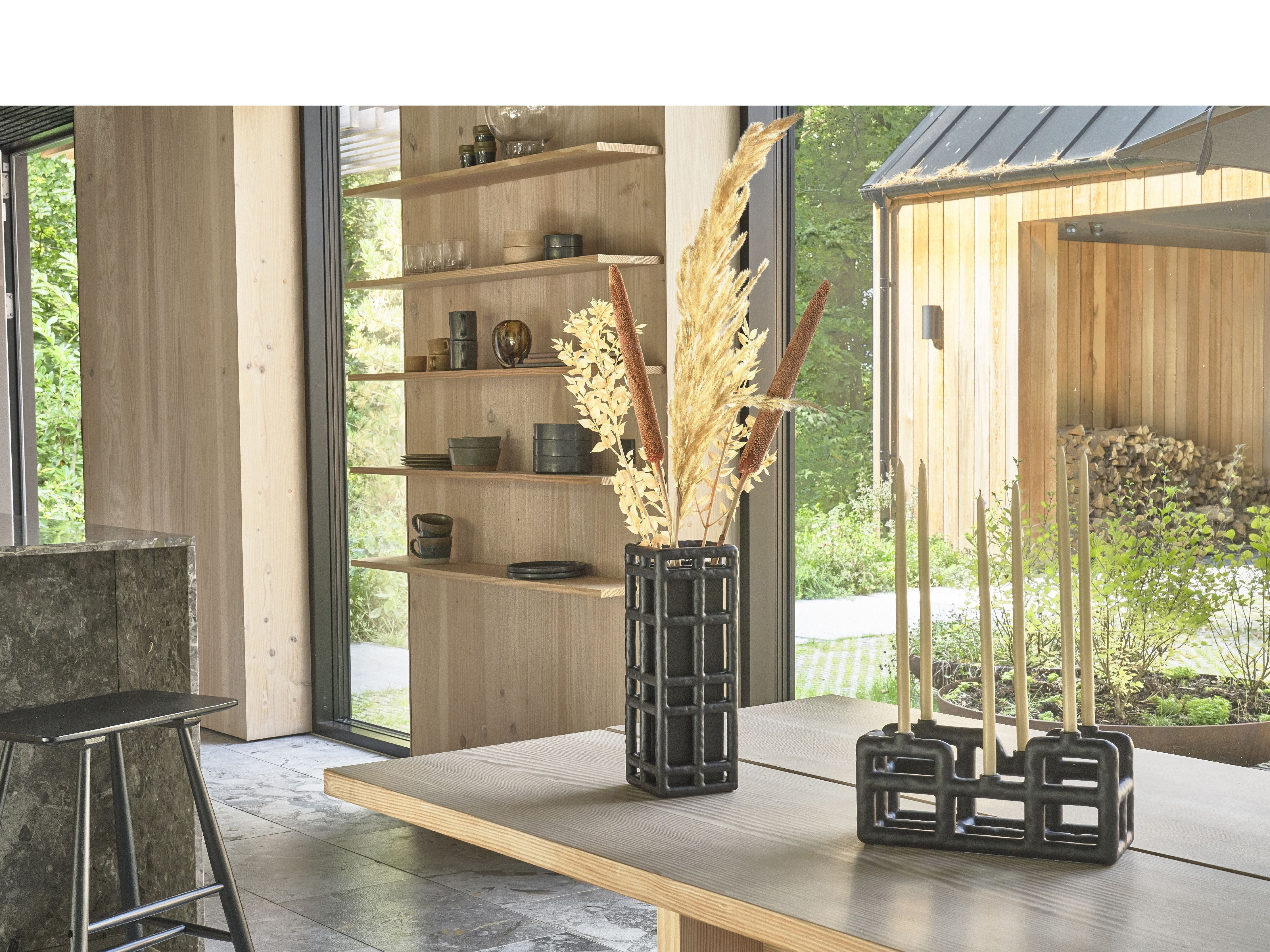 [product_category]-Villa Collection Altri Tapered Candle Set Of 6 øx H 1,2x30, Sand-Villa Collection-5722000294184-29418-VIL-2