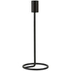 Vila Collection Candlestick Black, 23 cm