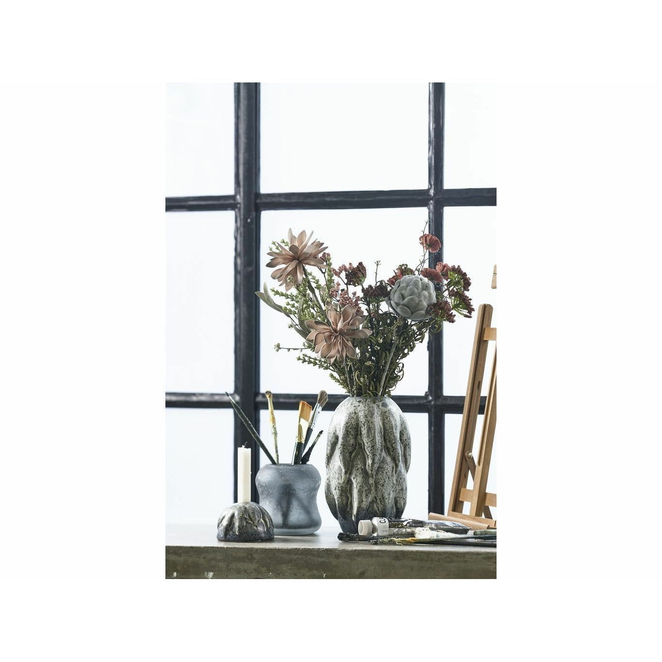 [product_category]-Villa Collection Candlestick ø 10.5 Cm, Arctic Ice-Villa Collection-5722009639641-963964-VIL-2