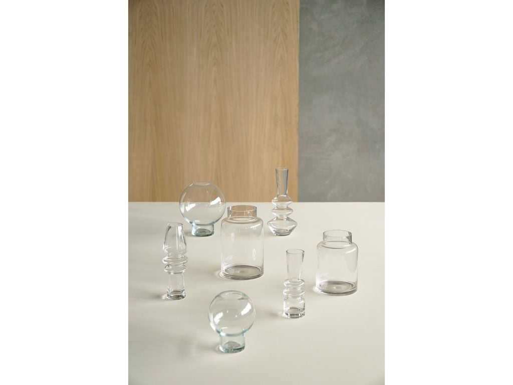 [product_category]-Villa Collection Cold Vase ø 12.5 Cm, Clear-Villa Collection-5722000255581-25558-VIL-4