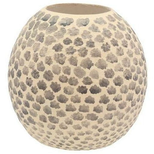 [product_category]-Villa Collection Decorative Vase øx H 18.5x20 Cm, Cream/Grey-Villa Collection-5722000240815-24081-VIL-1