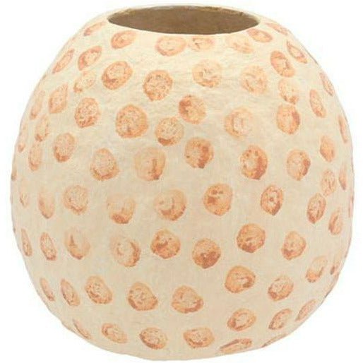 [product_category]-Villa Collection Decorative Vase øx H 18.5x20 Cm, Cream/Nougat-Villa Collection-5722000240839-24083-VIL-1