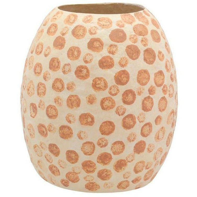 [product_category]-Villa Collection Decorative Vase øx H 23.5x28.5 Cm, Cream/Nougat-Villa Collection-5722000240846-24084-VIL-1