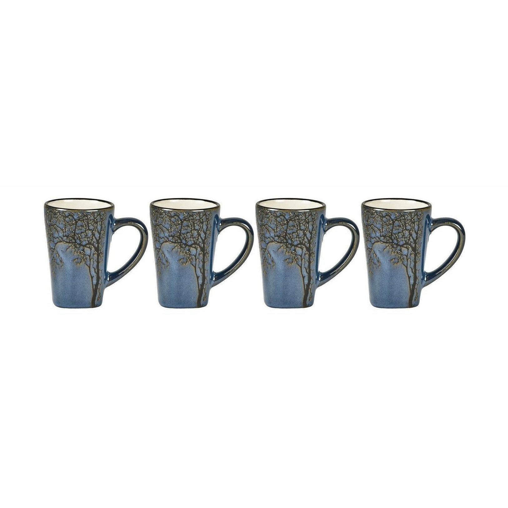 [product_category]-Villa Collection Espresso Cup With Wood, Dark Blue-Villa Collection-5722000142188-14218-VIL-1