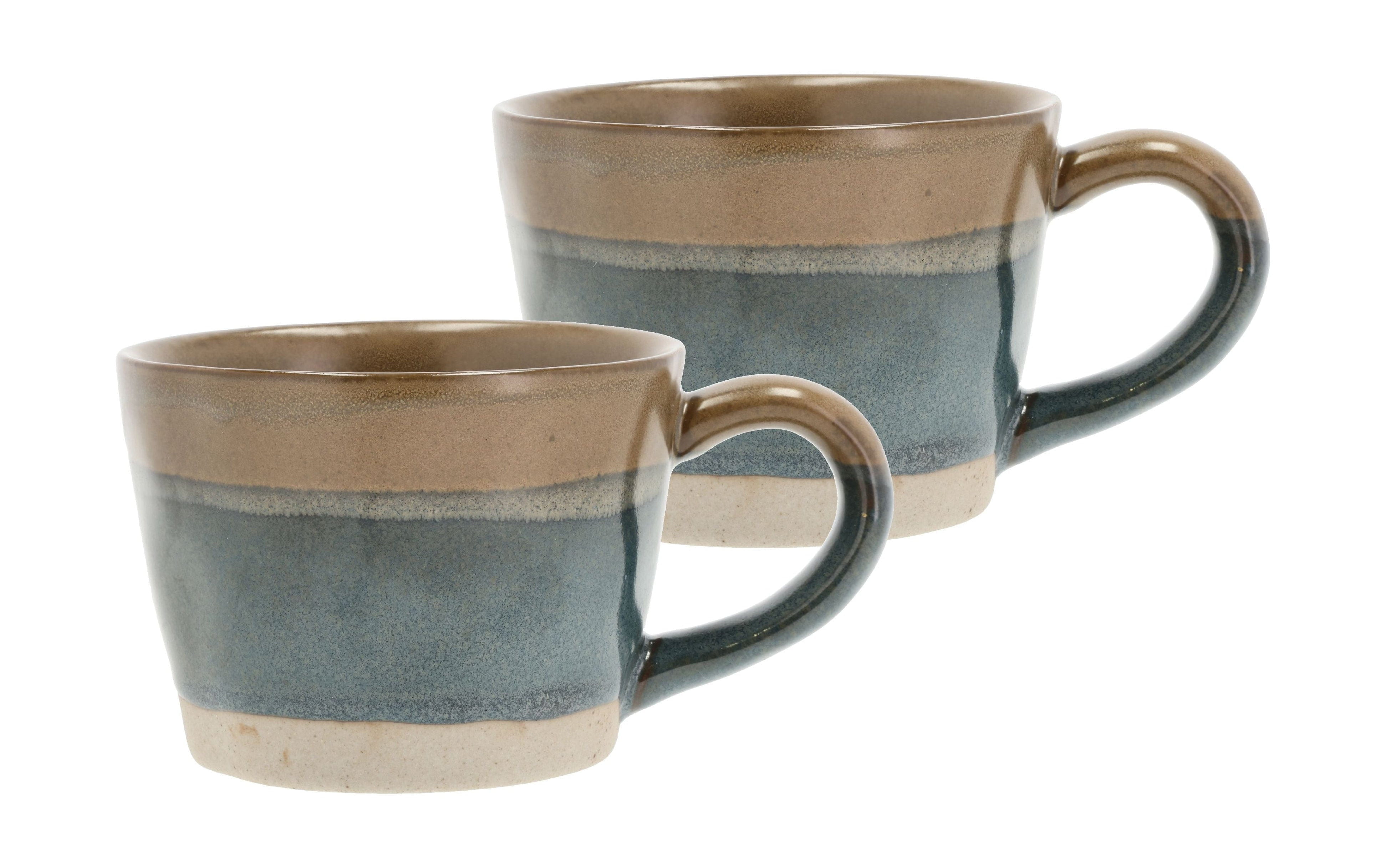 [product_category]-Villa Collection Evig Mug Set Of 2, Blue/Brown-Villa Collection-5722000293699-29369-VIL-1
