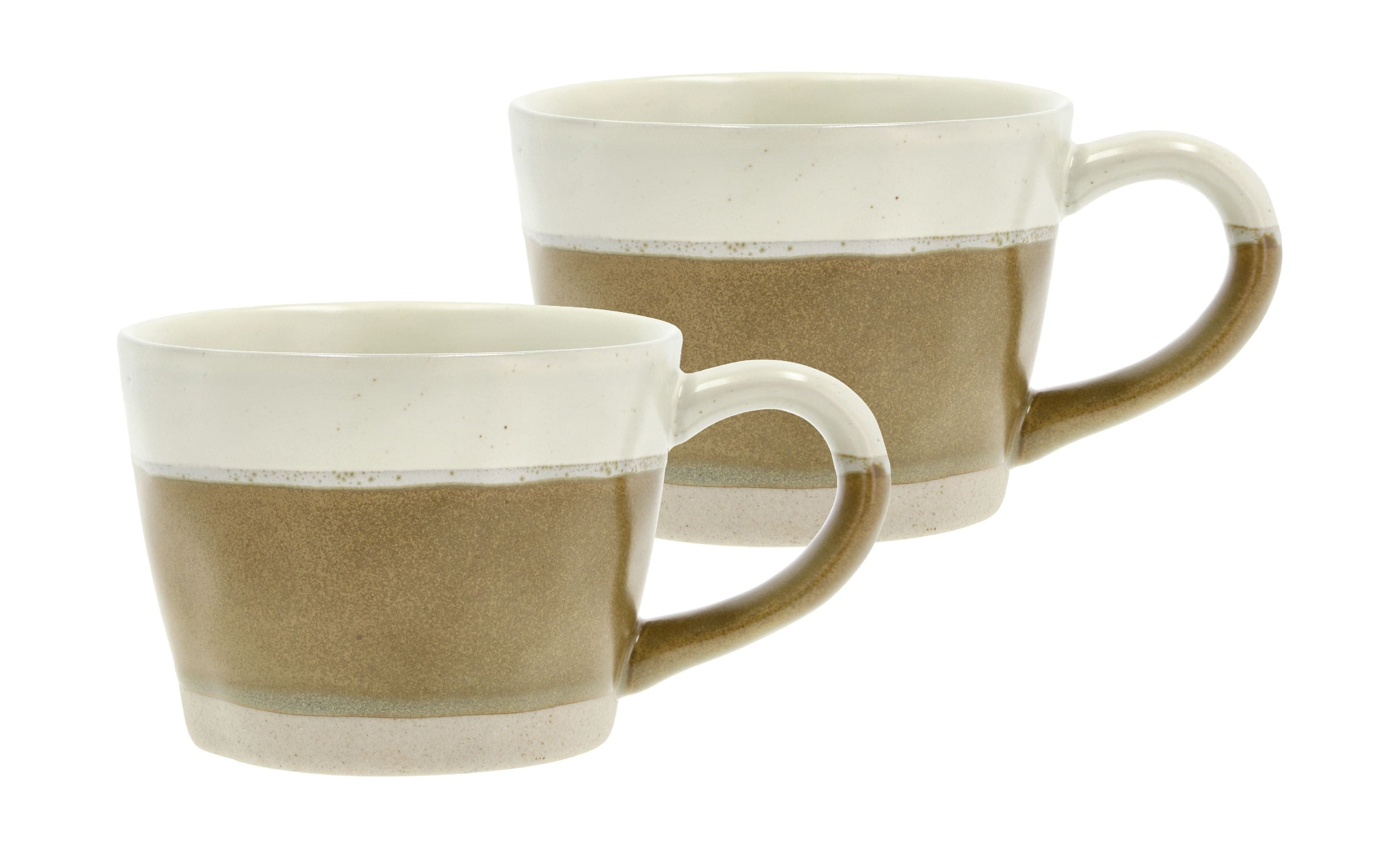 [product_category]-Villa Collection Evig Mug Set Of 2, Cream/Brown-Villa Collection-5722000293736-29373-VIL-1