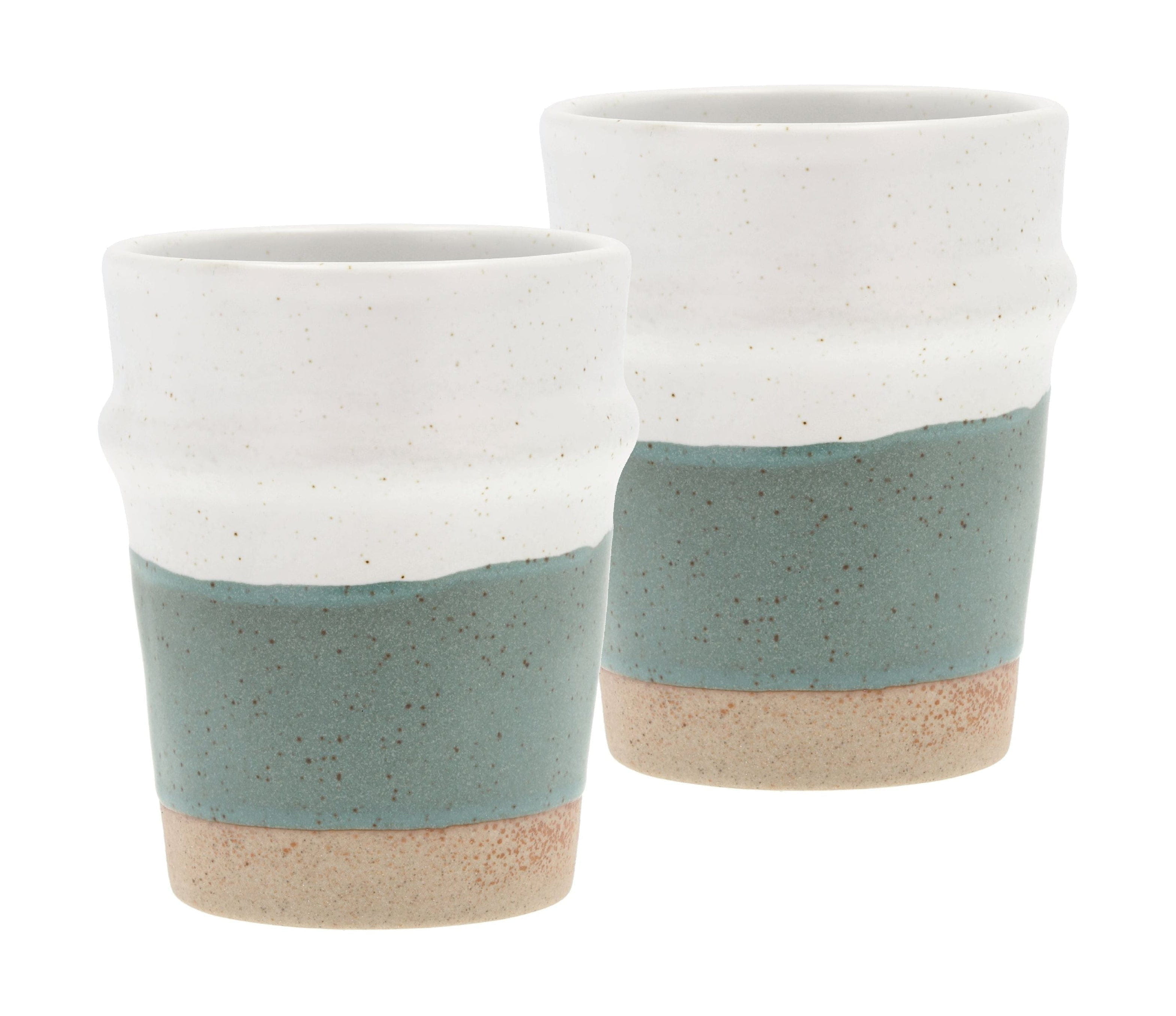 [product_category]-Villa Collection Evig Mug Set Of 2, Green/White-Villa Collection-5722000293811-29381-VIL-1