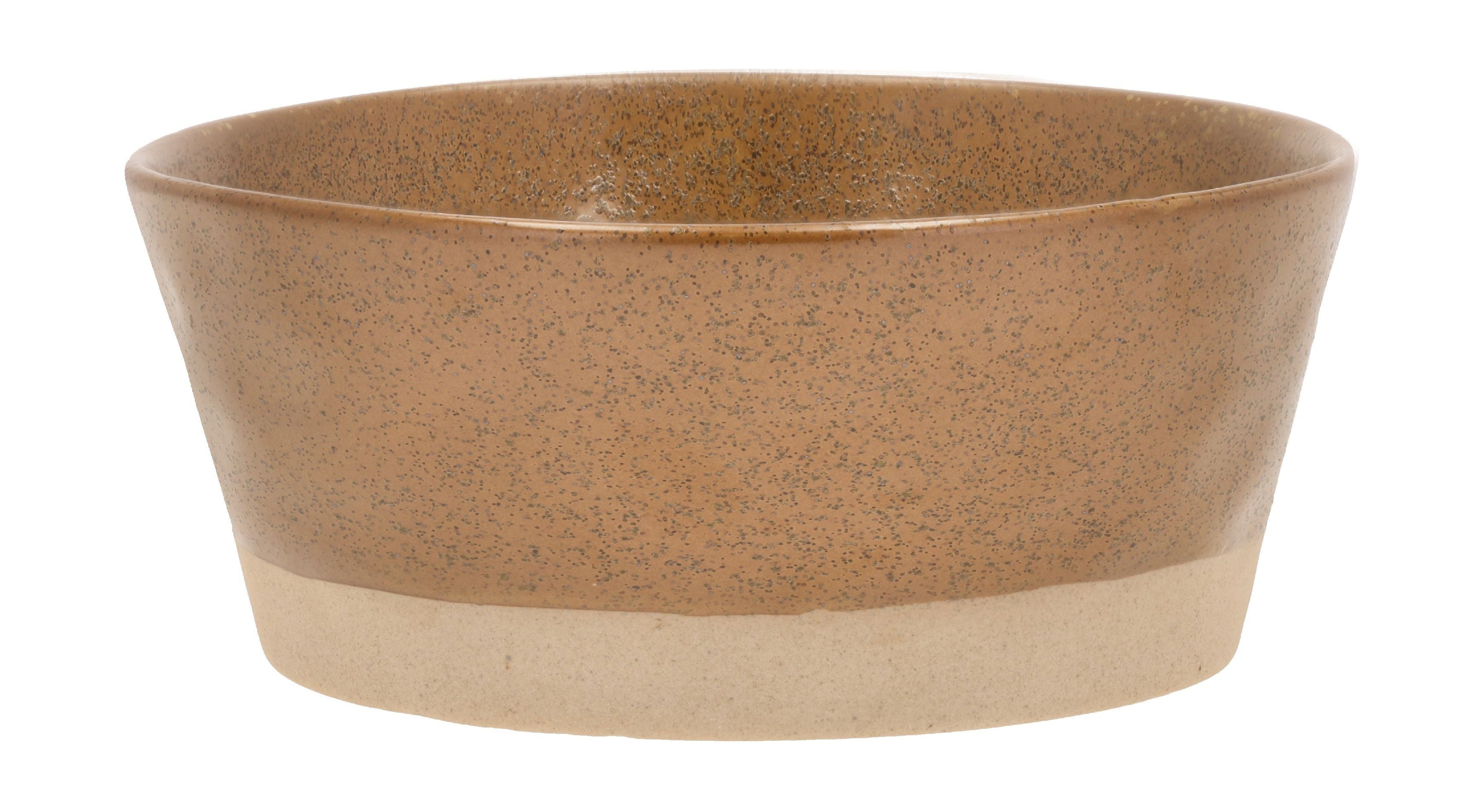 [product_category]-Villa Collection Evig Serving Bowl ø 19 X 8.5 Cm, Amber-Villa Collection-5722000313816-31381-VIL-1