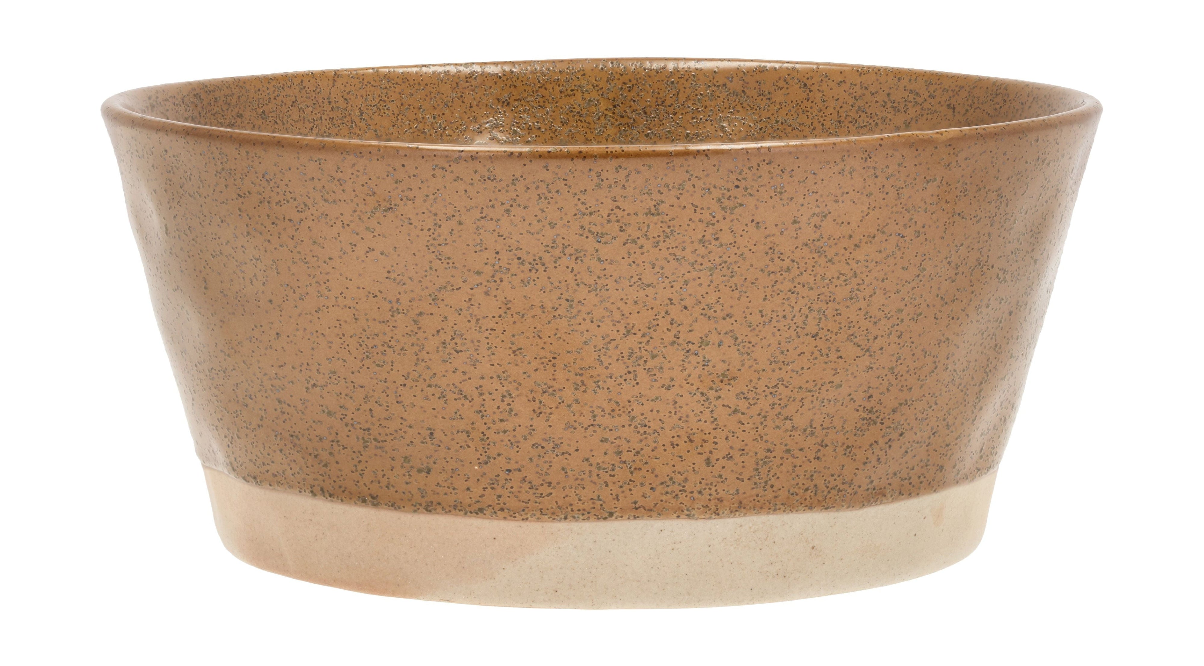 [product_category]-Villa Collection Evig Serving Bowl ø 22.8 X 10 Cm, Amber-Villa Collection-5722000313847-31384-VIL-1