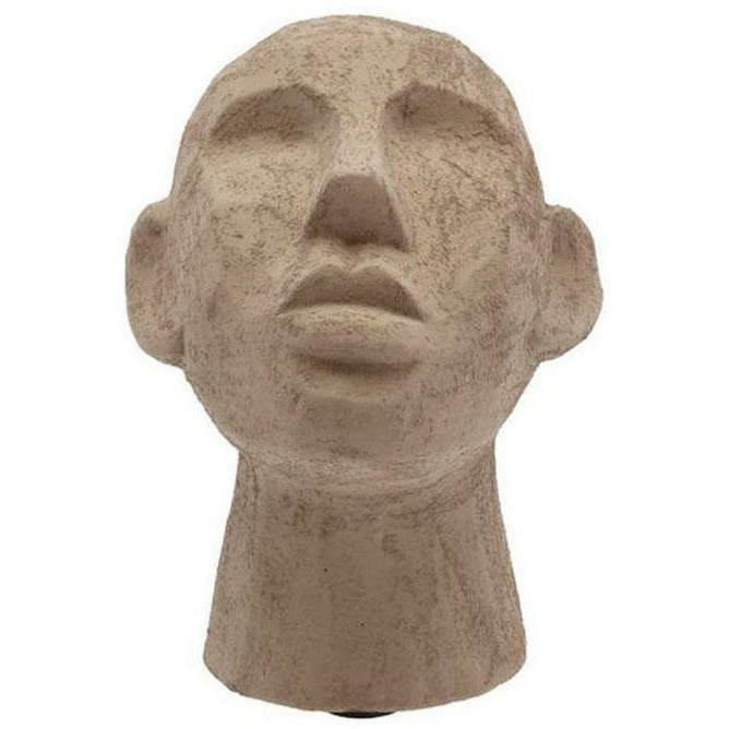 [product_category]-Villa Collection Figure Head 16 X 18 X 23 Cm, Grey/Brown-Villa Collection-5722000240419-24041-VIL-1