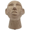 Obrázek Villa Collection Head 16 x 18 x 23 cm, šedá/hnědá