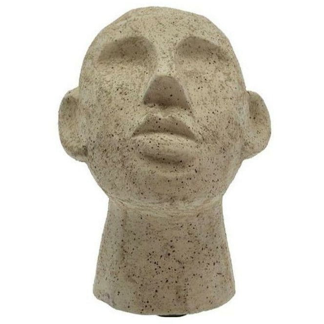 [product_category]-Villa Collection Figure Head 16 X 18 X 23 Cm, Light Olive Green-Villa Collection-5722000240389-24038-VIL-1