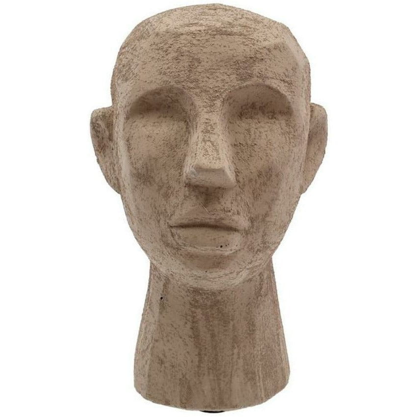 [product_category]-Villa Collection Figure Head 18.5 X 19.5 X 30 Cm, Grey/Brown-Villa Collection-5722000240402-24040-VIL-1