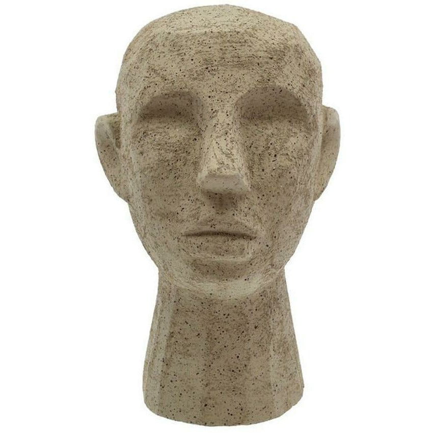 [product_category]-Villa Collection Figure Head 18.5 X 19.5 X 30 Cm, Light Olive Green-Villa Collection-5722000240372-24037-VIL-1