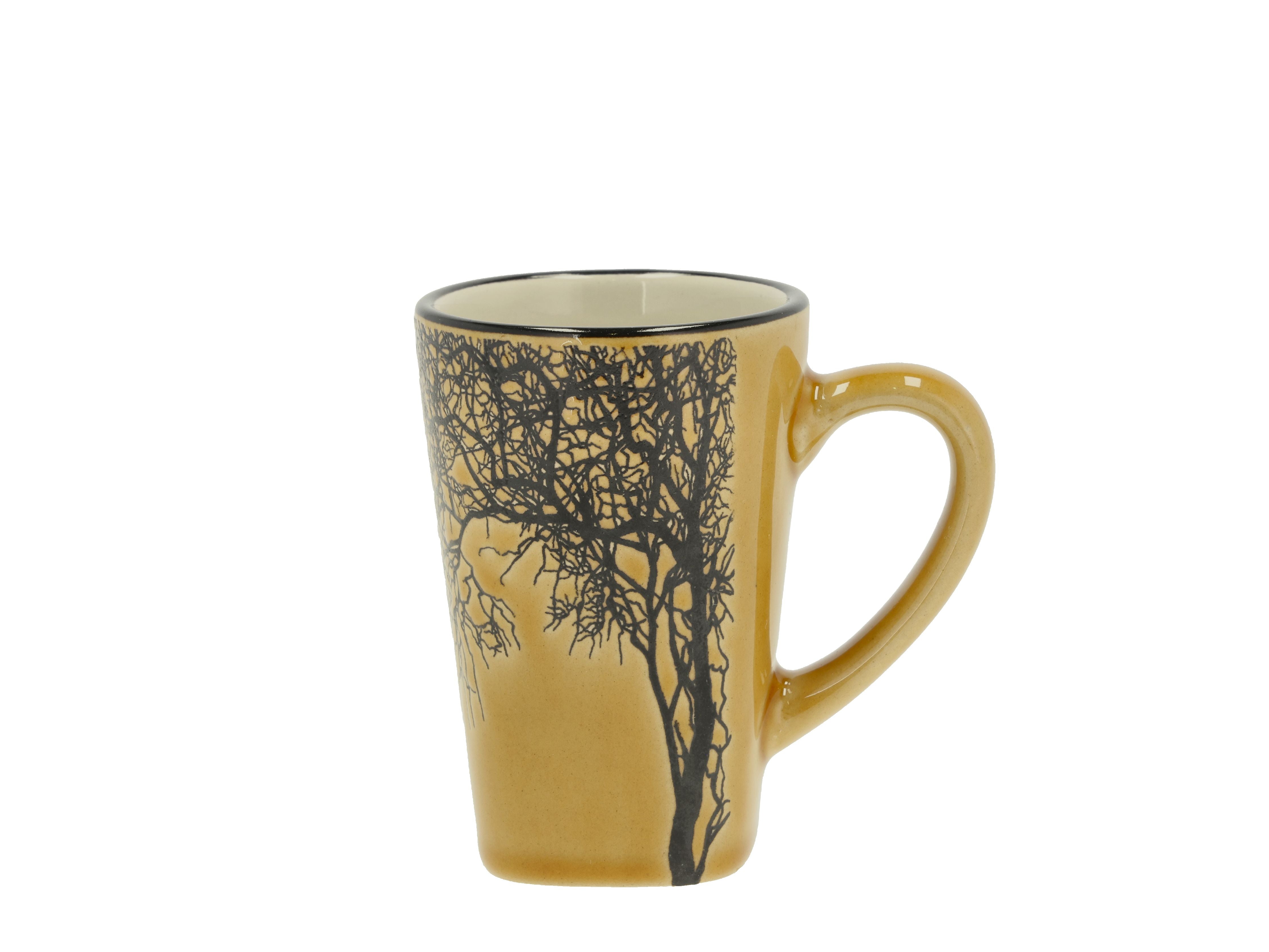[product_category]-Villa Collection Hela Espresso Cup ø. 5.5 X 8 Cm, 0.1 Liter 4 Pcs, Golden Yellow-Villa Collection-5722000313298-31329-VIL-2