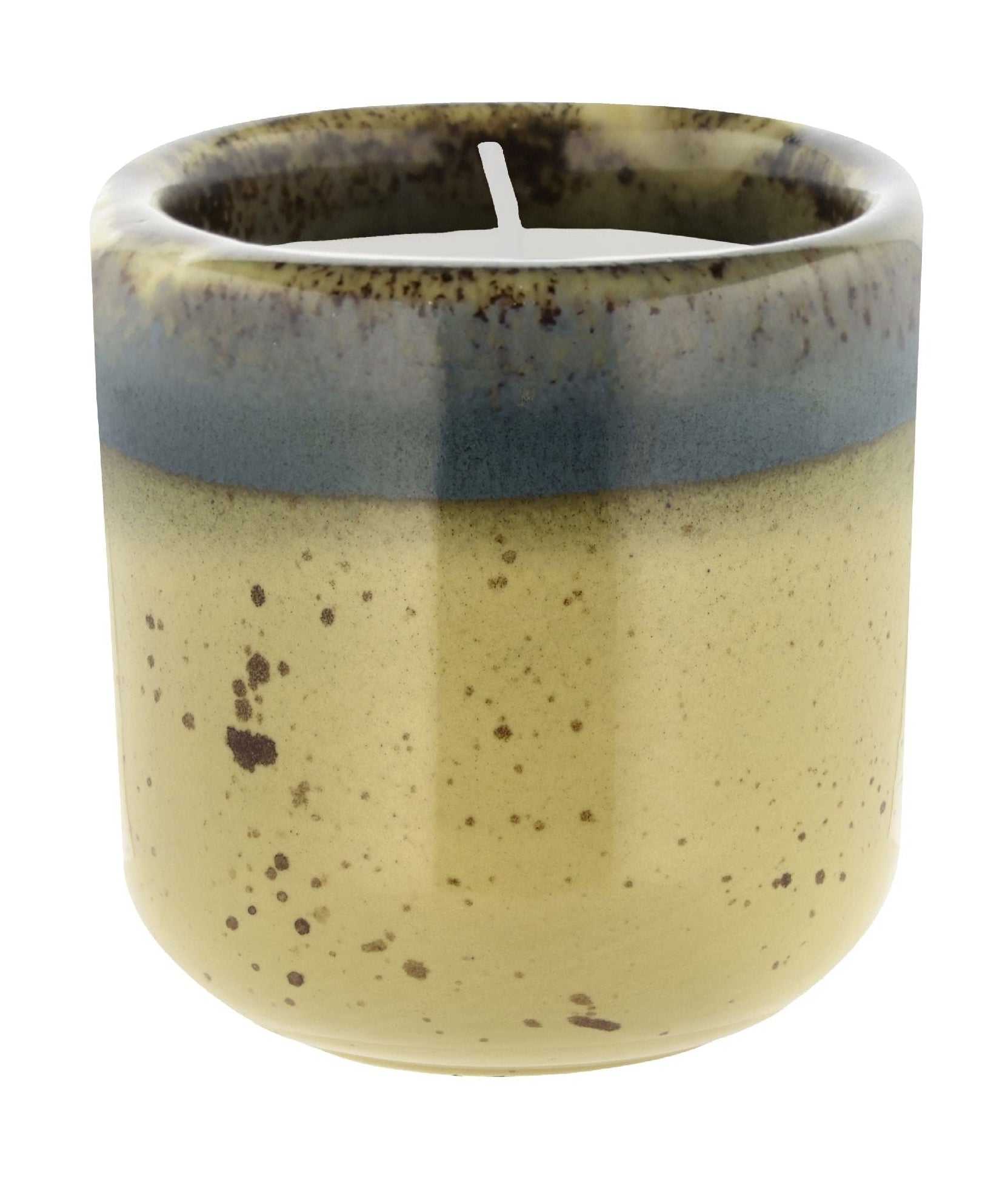 [product_category]-Villa Collection Iris Fragrance Candle ø 7 X 7.3 Cm, Yellow Brown-Villa Collection-5722000313601-31360-VIL-1