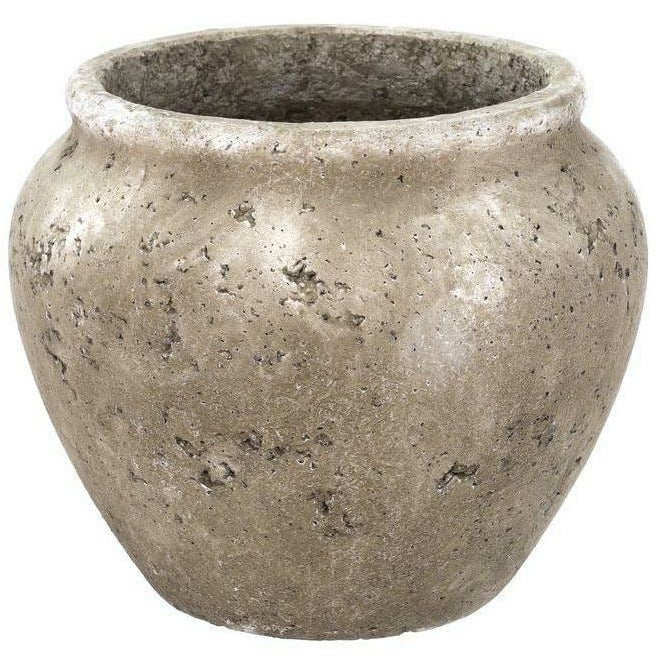 [product_category]-Villa Collection Jar For Decoration ø 30 Cm, Grey-Villa Collection-5722000124429-12442-VIL-1