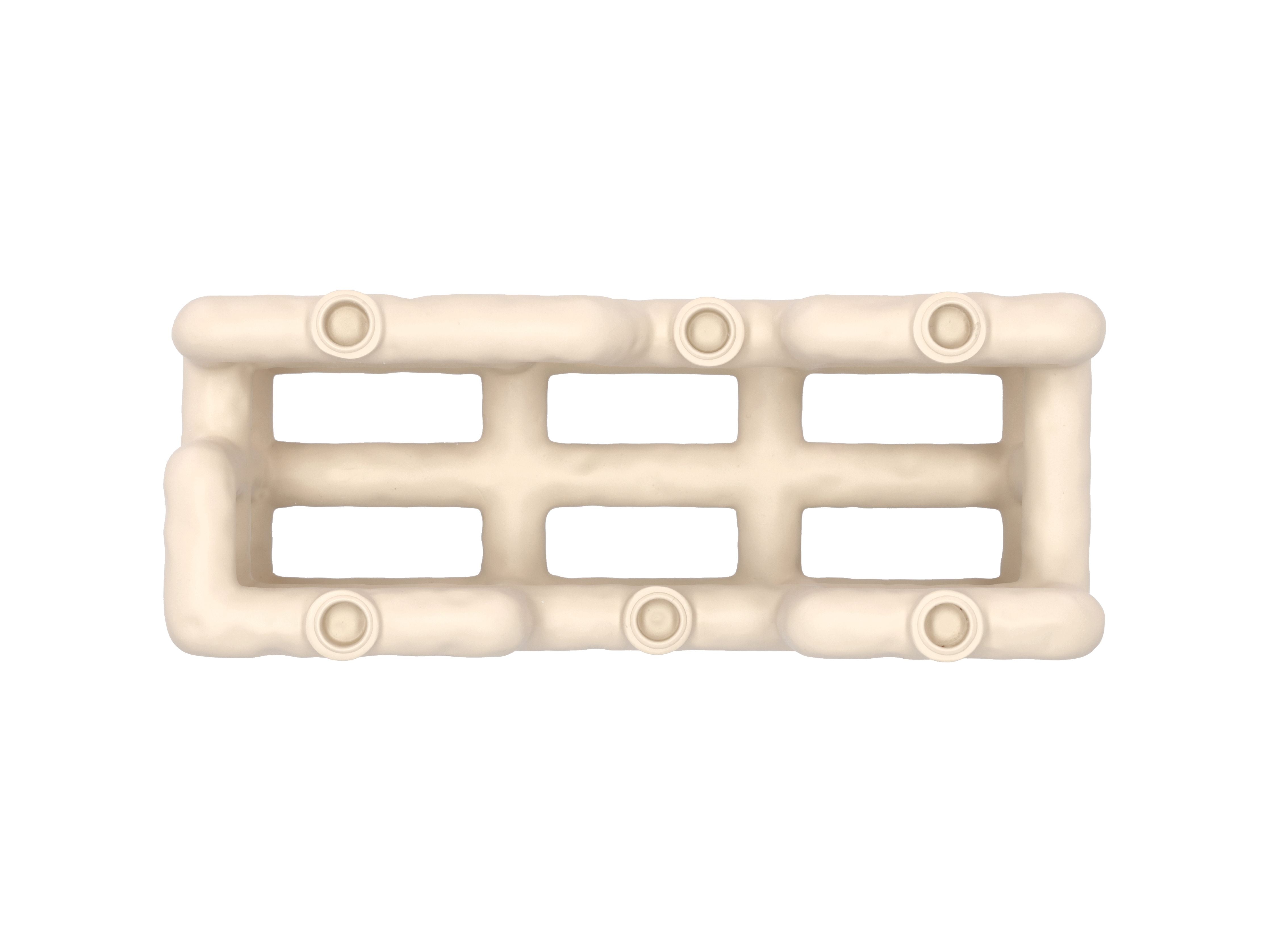 [product_category]-Villa Collection Lyng Candle Holder Large, Sand-Villa Collection-5722000282174-28217-VIL-15