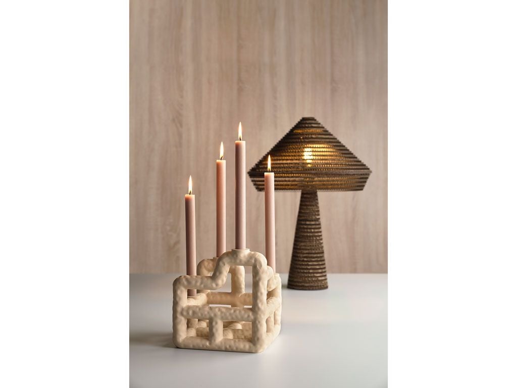 [product_category]-Villa Collection Lyng Candle Holder, Sand-Villa Collection-5722000259756-25975-VIL-8