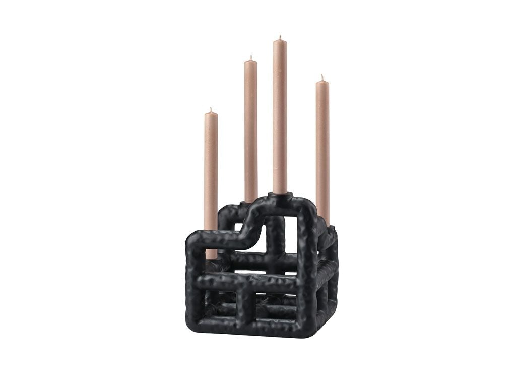 [product_category]-Villa Collection Lyst Candle Holder, Black-Villa Collection-5722000259749-25974-VIL-2