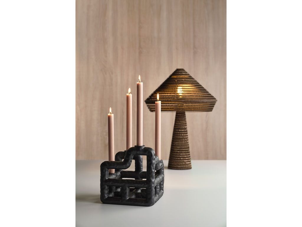 [product_category]-Villa Collection Lyst Candle Holder, Black-Villa Collection-5722000259749-25974-VIL-6
