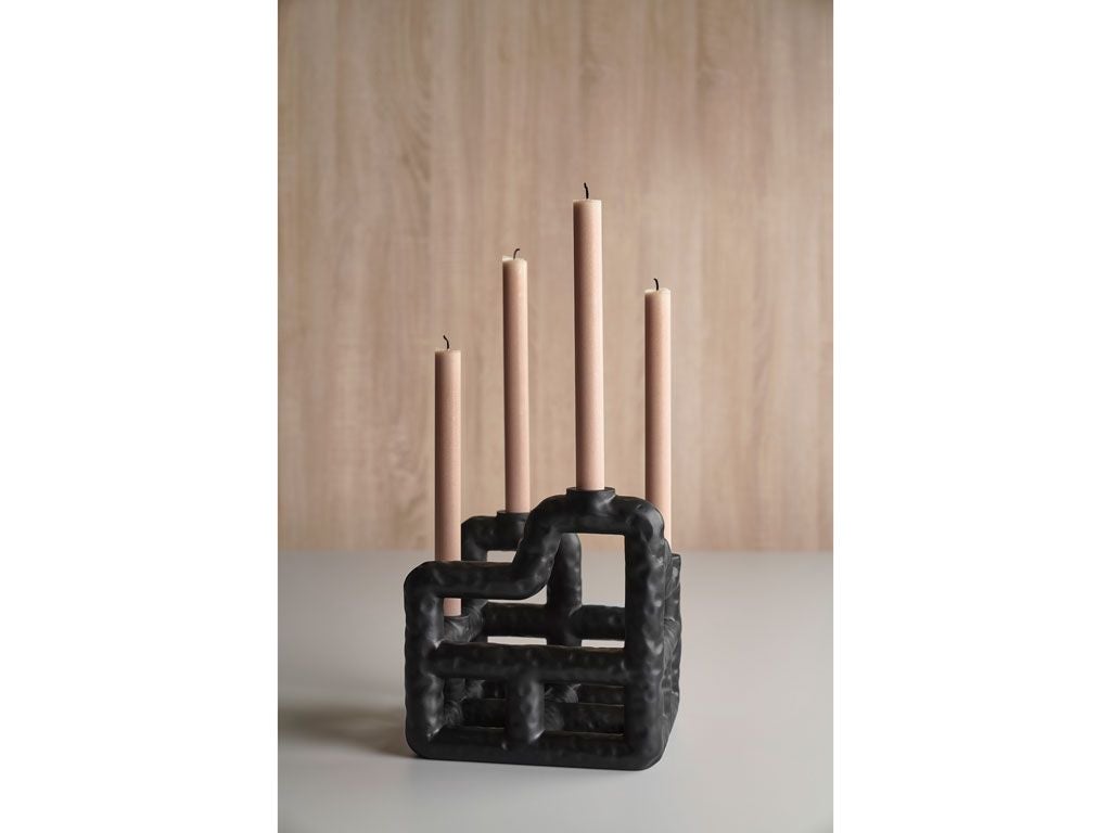 [product_category]-Villa Collection Lyst Candle Holder, Black-Villa Collection-5722000259749-25974-VIL-8