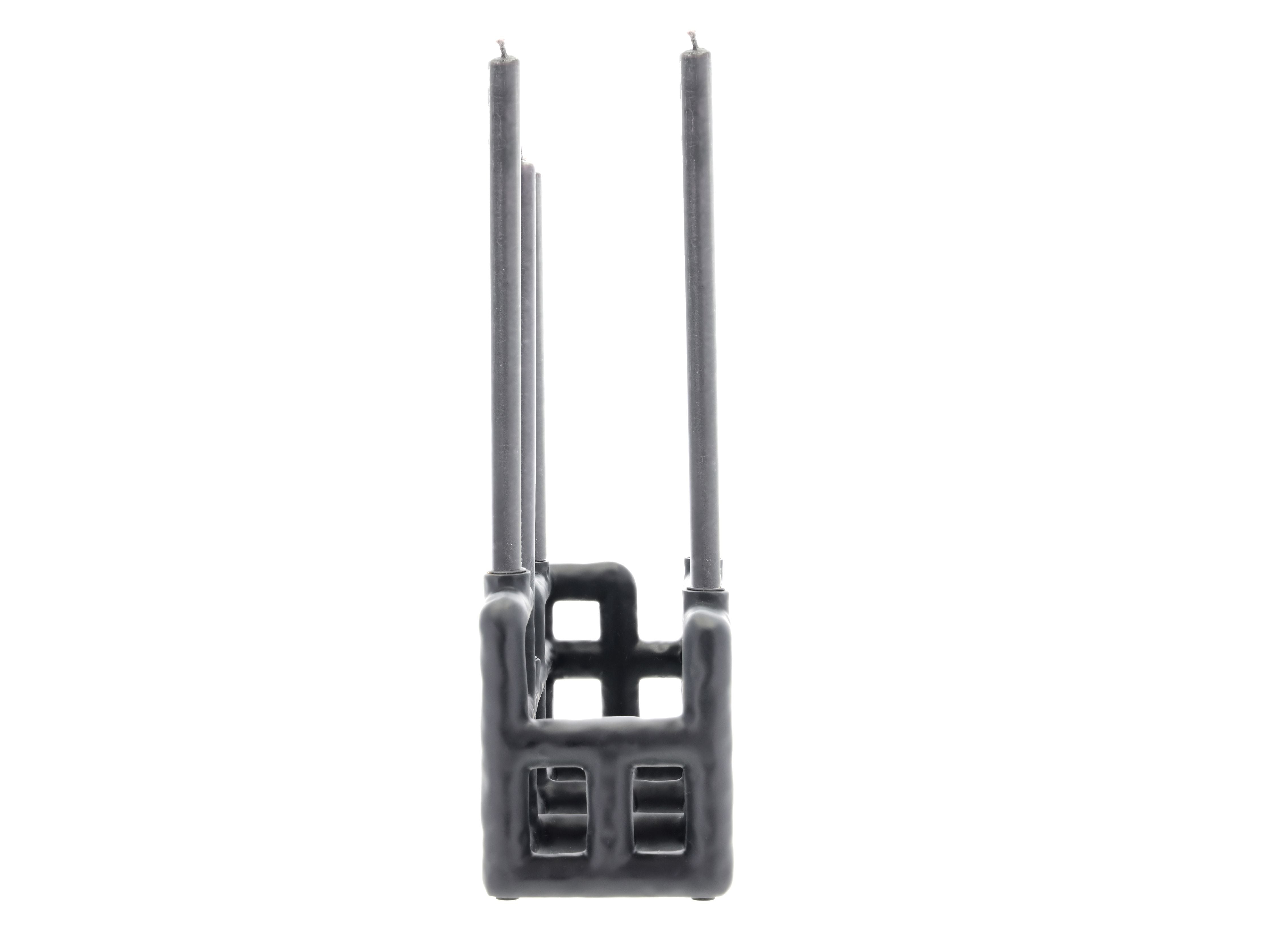 [product_category]-Villa Collection Lyst Candle Holder Large, Black-Villa Collection-5722000282167-28216-VIL-15