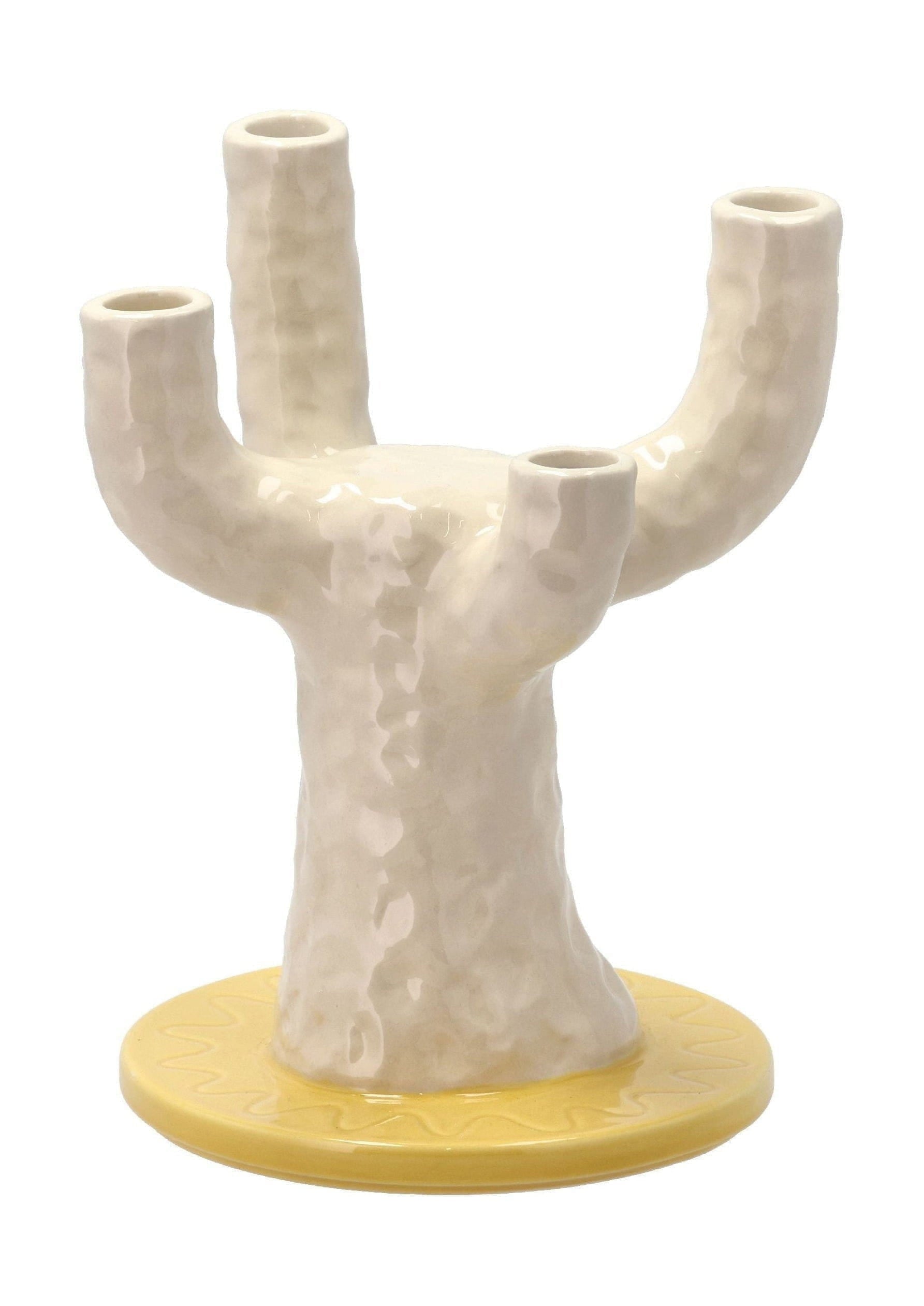 [product_category]-Villa Collection Styles Candle Holder, Yellow/White-Villa Collection-5722000293910-29391-VIL-1