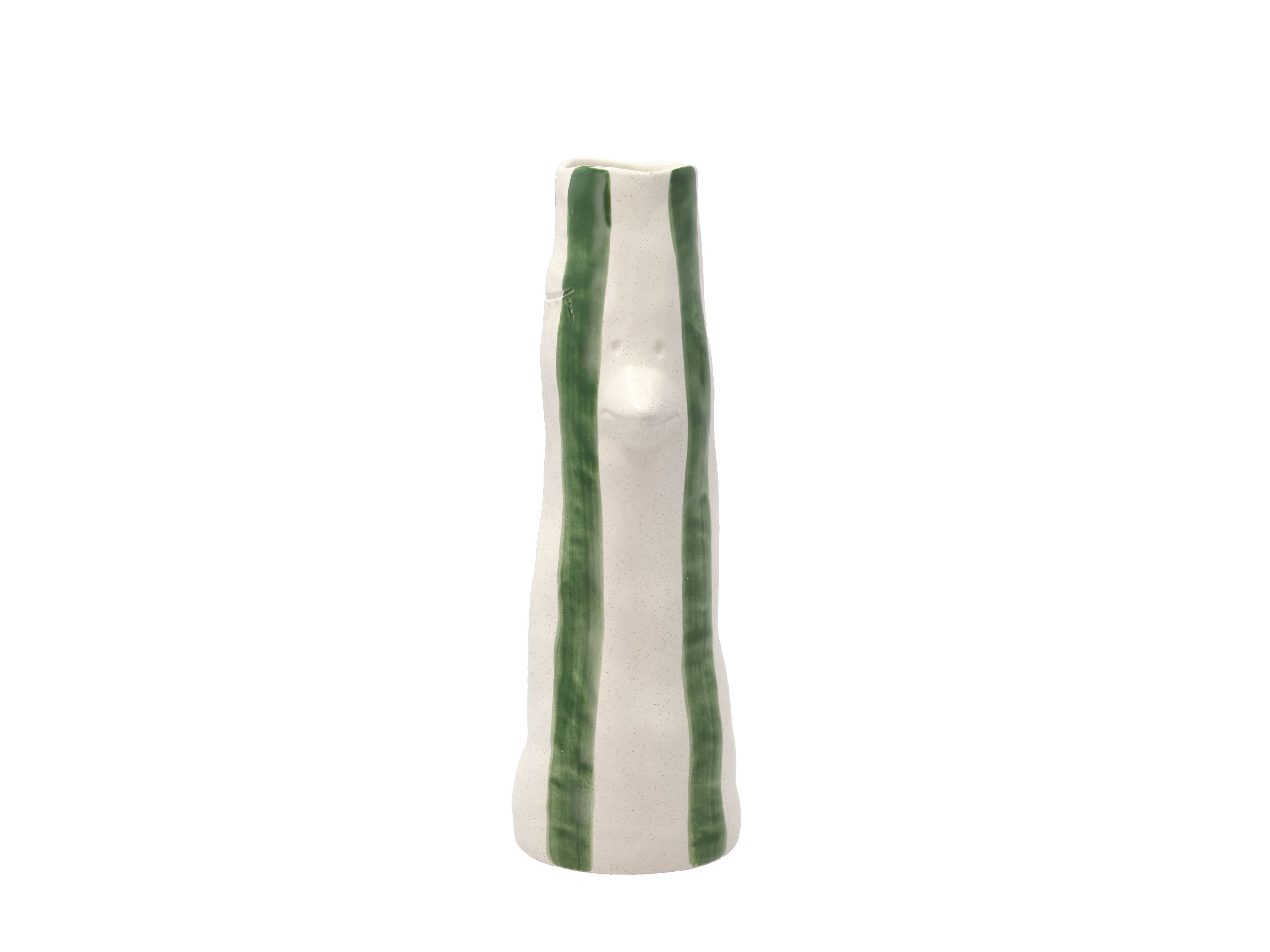 [product_category]-Villa Collection Styles Vase With Beak And Eyelashes Large, Green-Villa Collection-5722000292401-29240-VIL-2