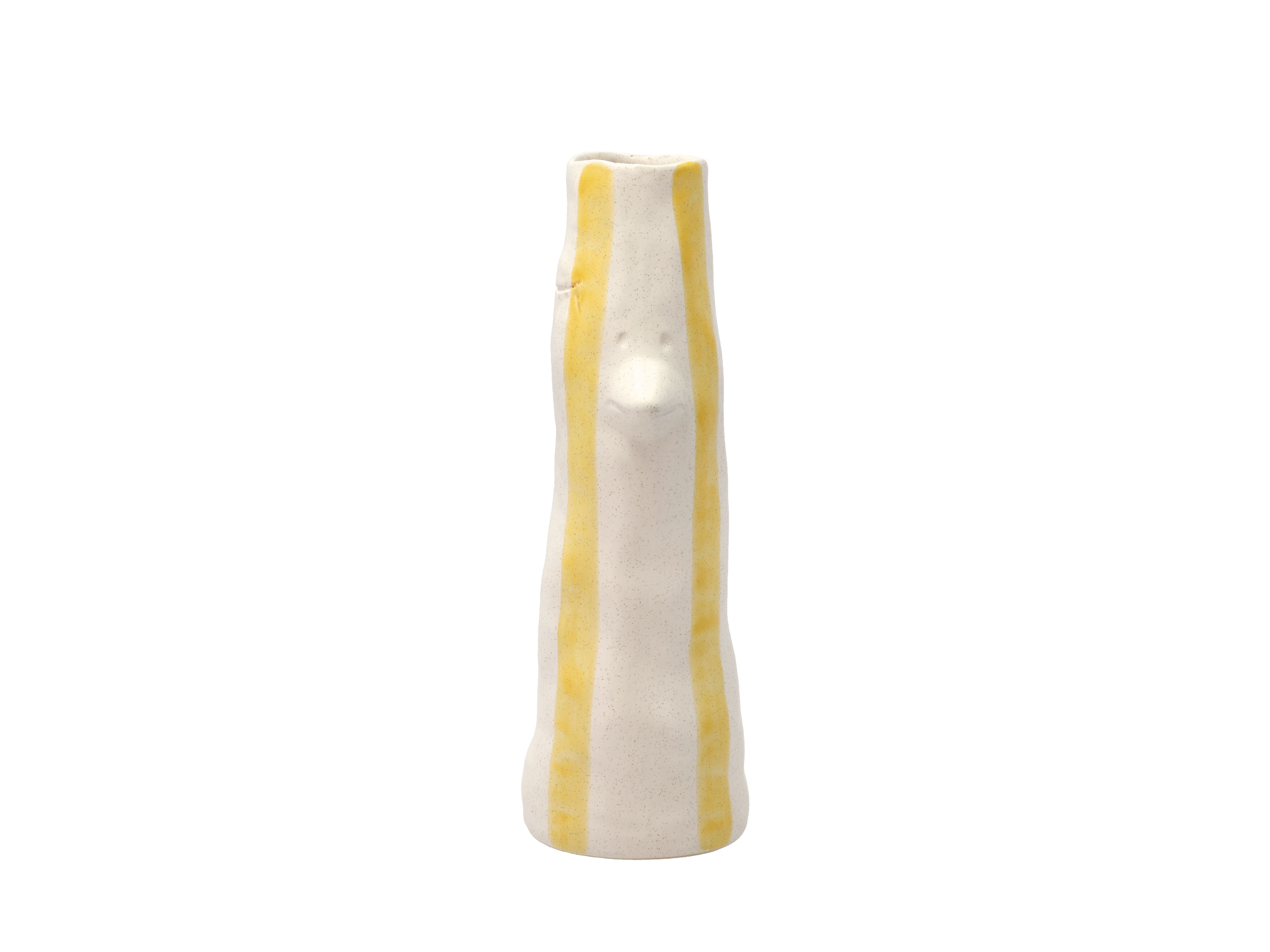 [product_category]-Villa Collection Styles Vase With Beak And Eyelashes Large, Yellow-Villa Collection-5722000292425-29242-VIL-4
