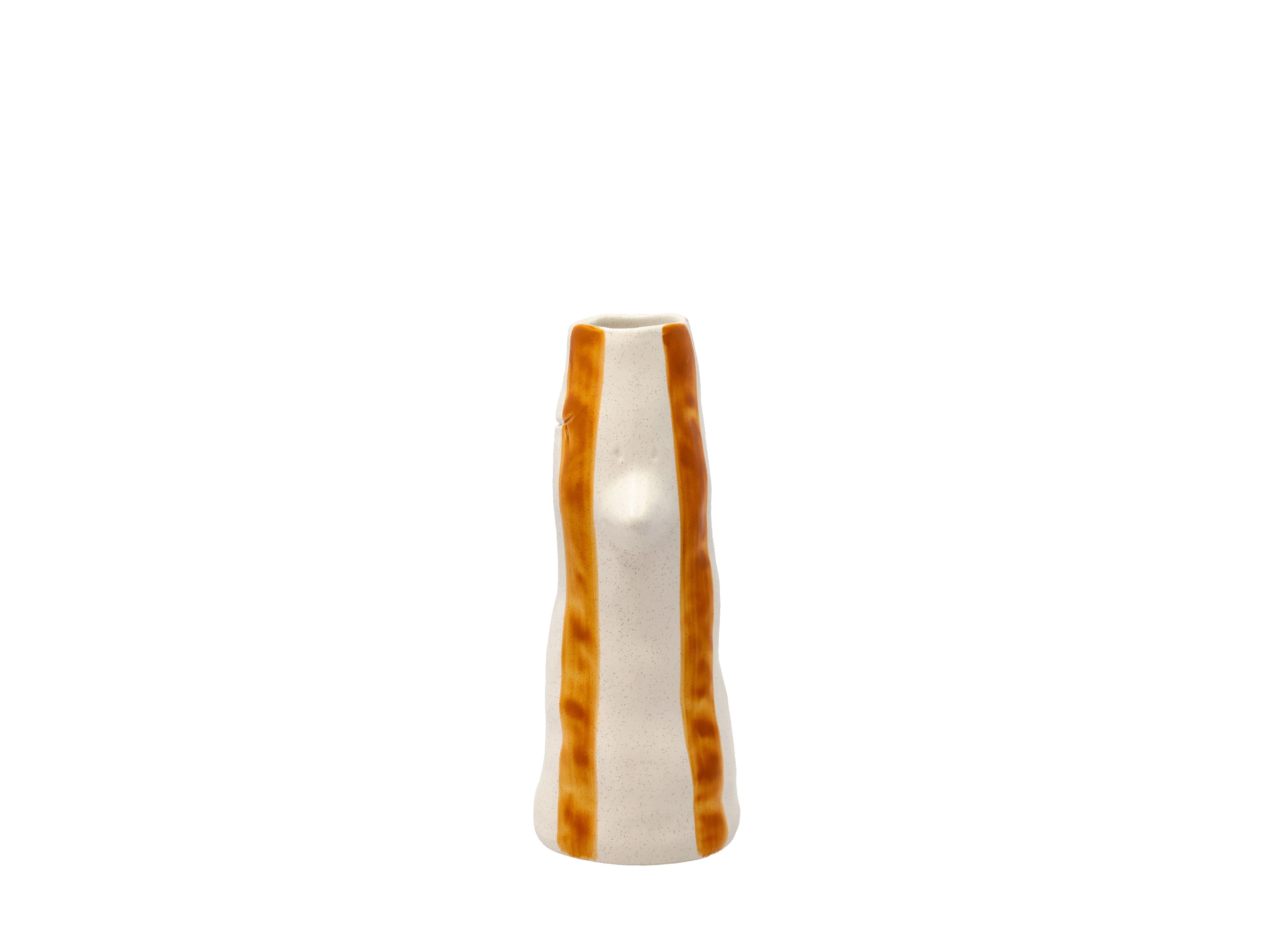 [product_category]-Villa Collection Styles Vase With Beak And Eyelashes Small, Brown-Villa Collection-5722000292456-29245-VIL-4