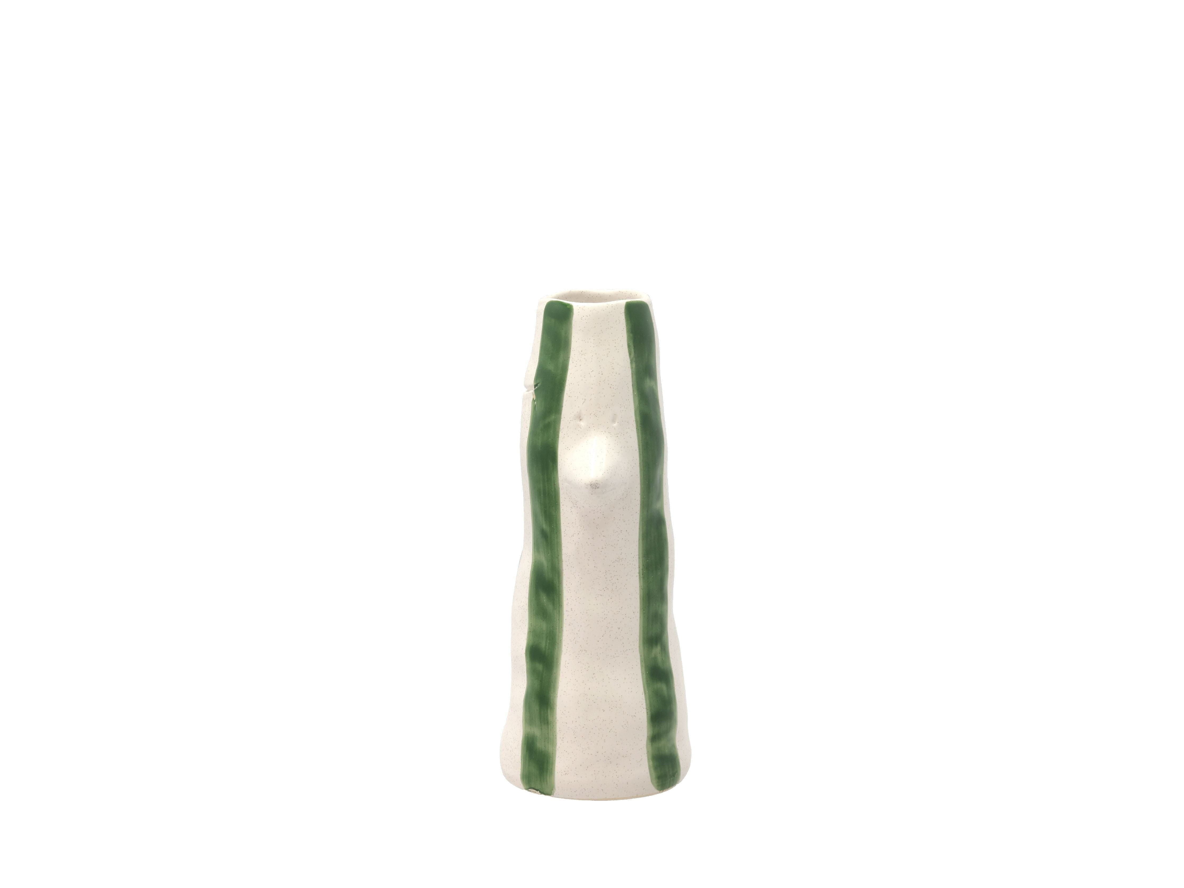 [product_category]-Villa Collection Styles Vase With Beak And Eyelashes Small, Green-Villa Collection-5722000292449-29244-VIL-2