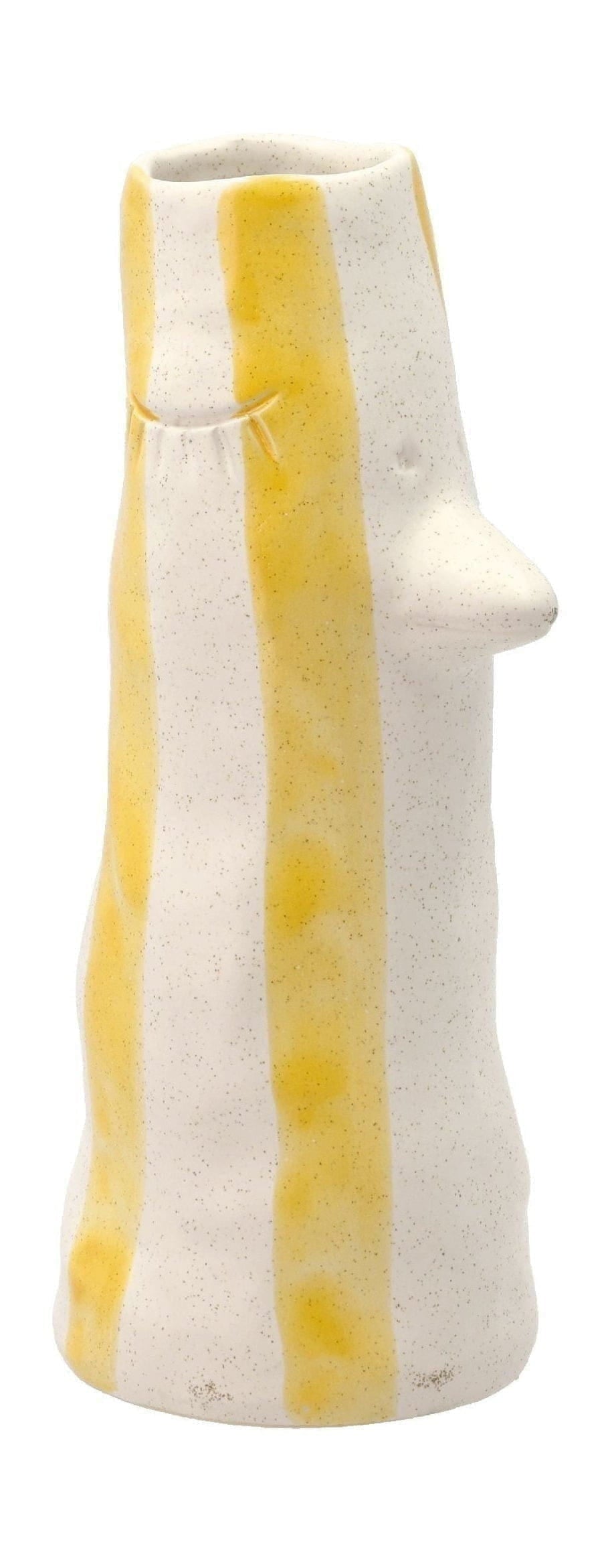 [product_category]-Villa Collection Styles Vase With Beak And Eyelashes Small, Yellow-Villa Collection-5722000292463-29246-VIL-1